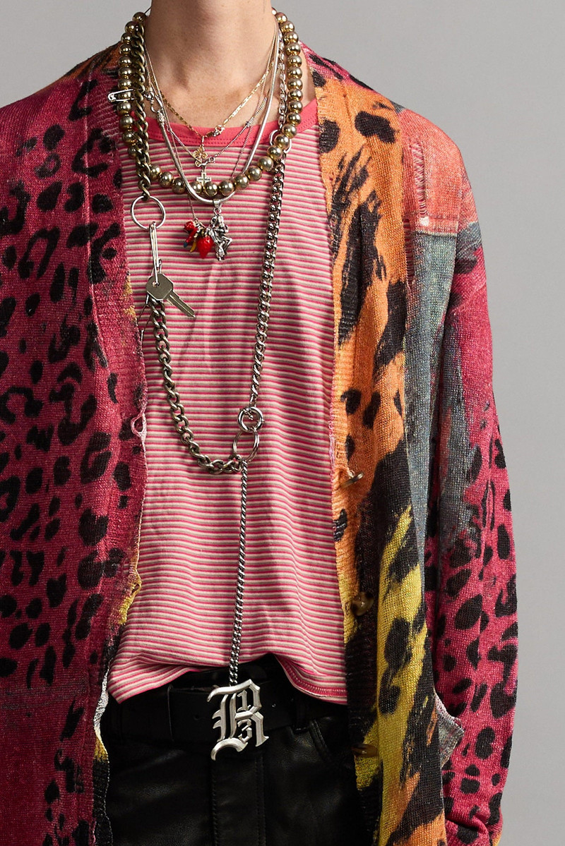 PRINTED BOYFRIEND CARDIGAN 3