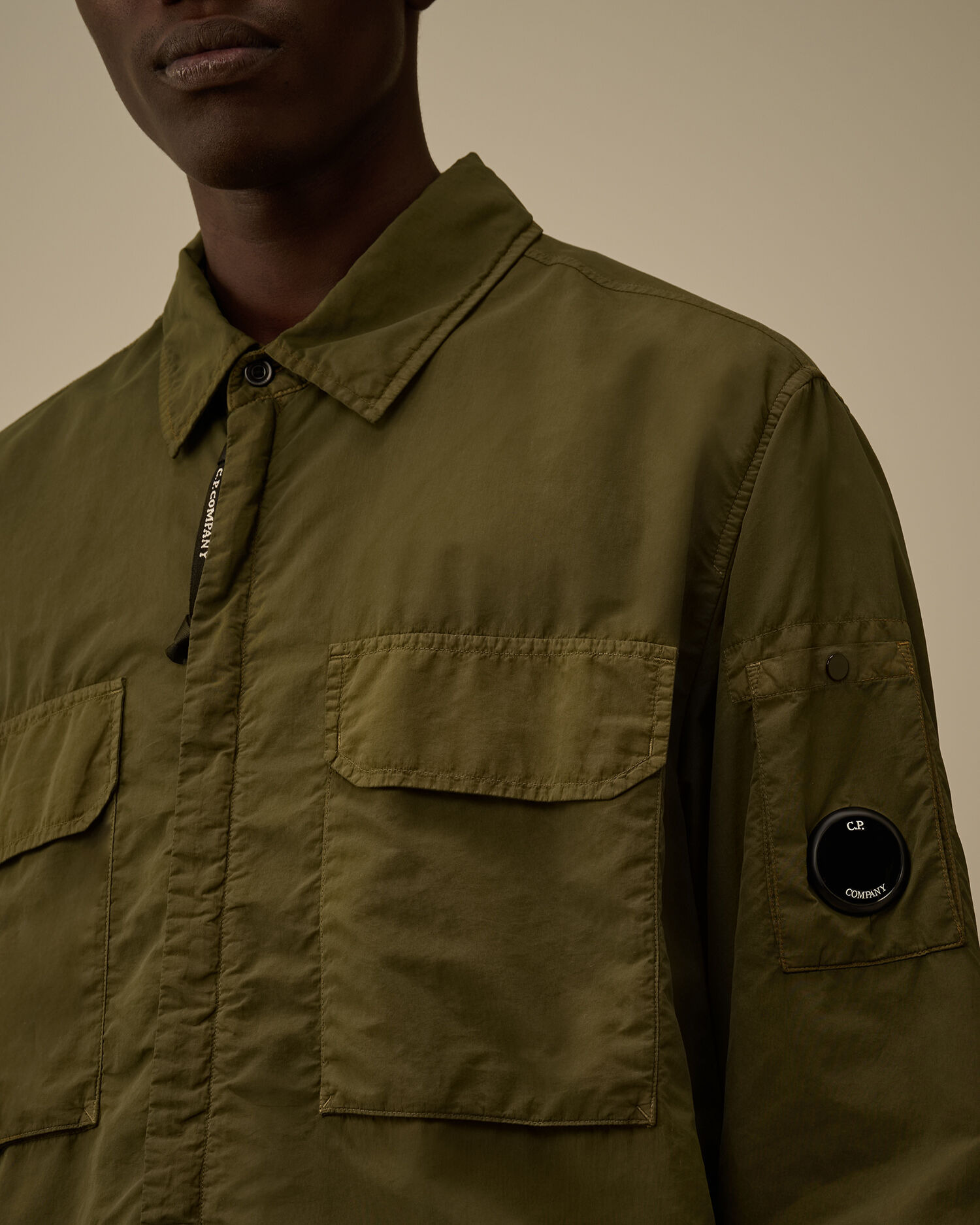 Flatt Nylon Lens Zipped Overshirt - 5
