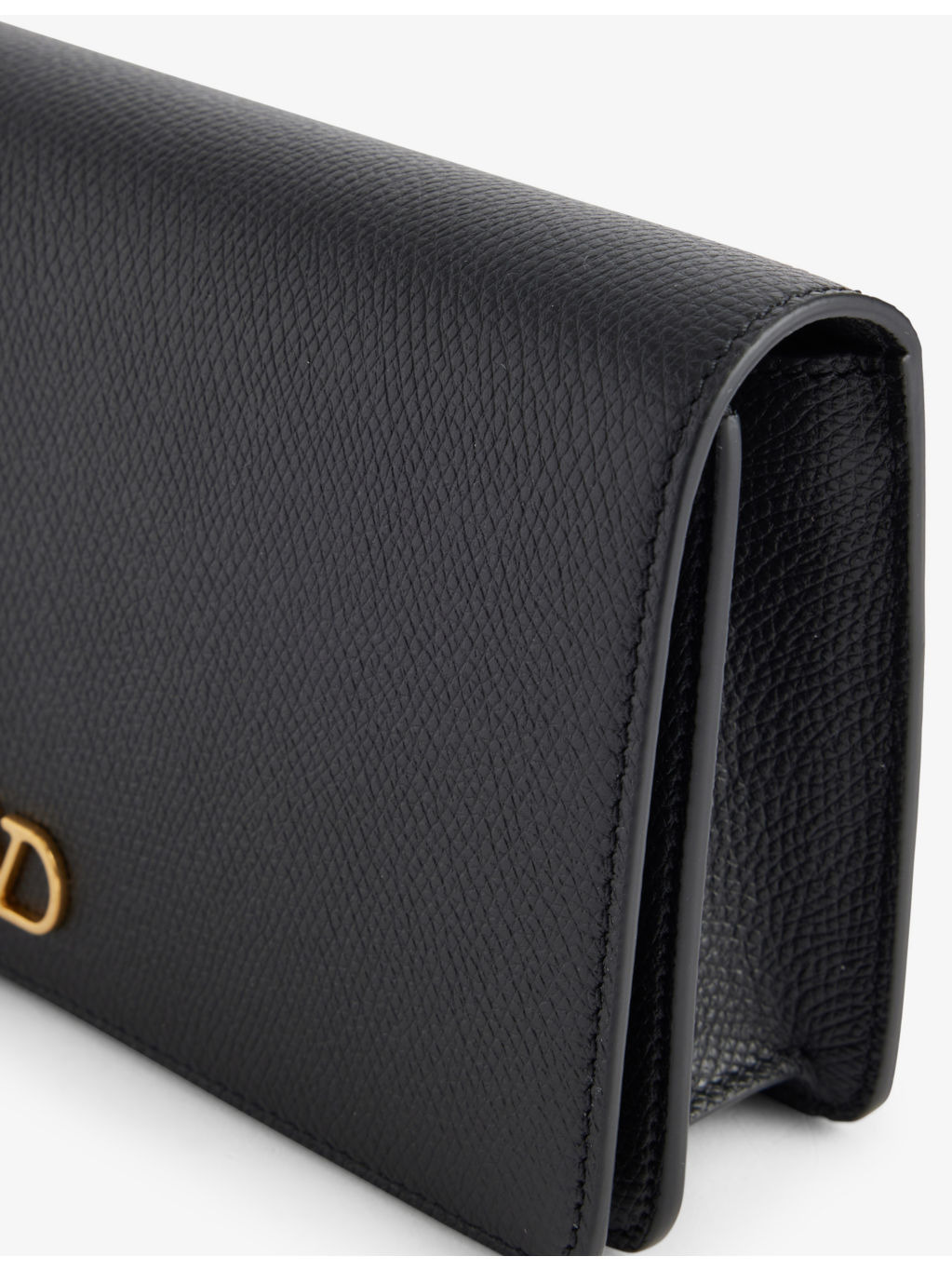 VLogo Signature leather shoulder bag - 3