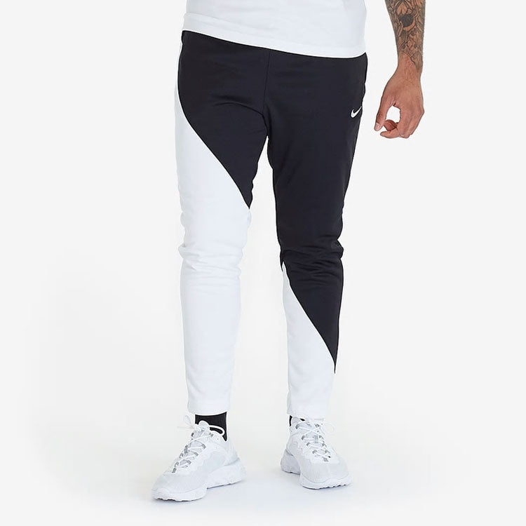 Nike Black White Colorblock Athleisure Casual Sports Long Pants Black BV5290-010 - 4