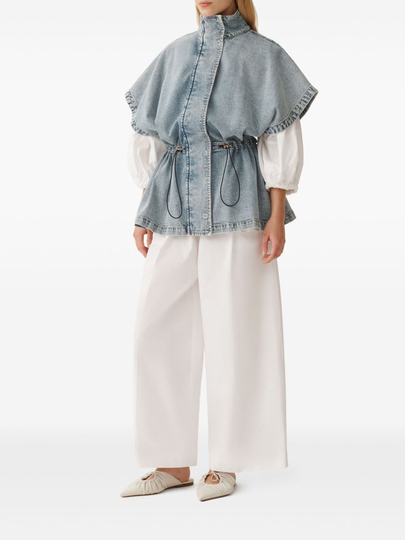 drawstring-waist jacket 3