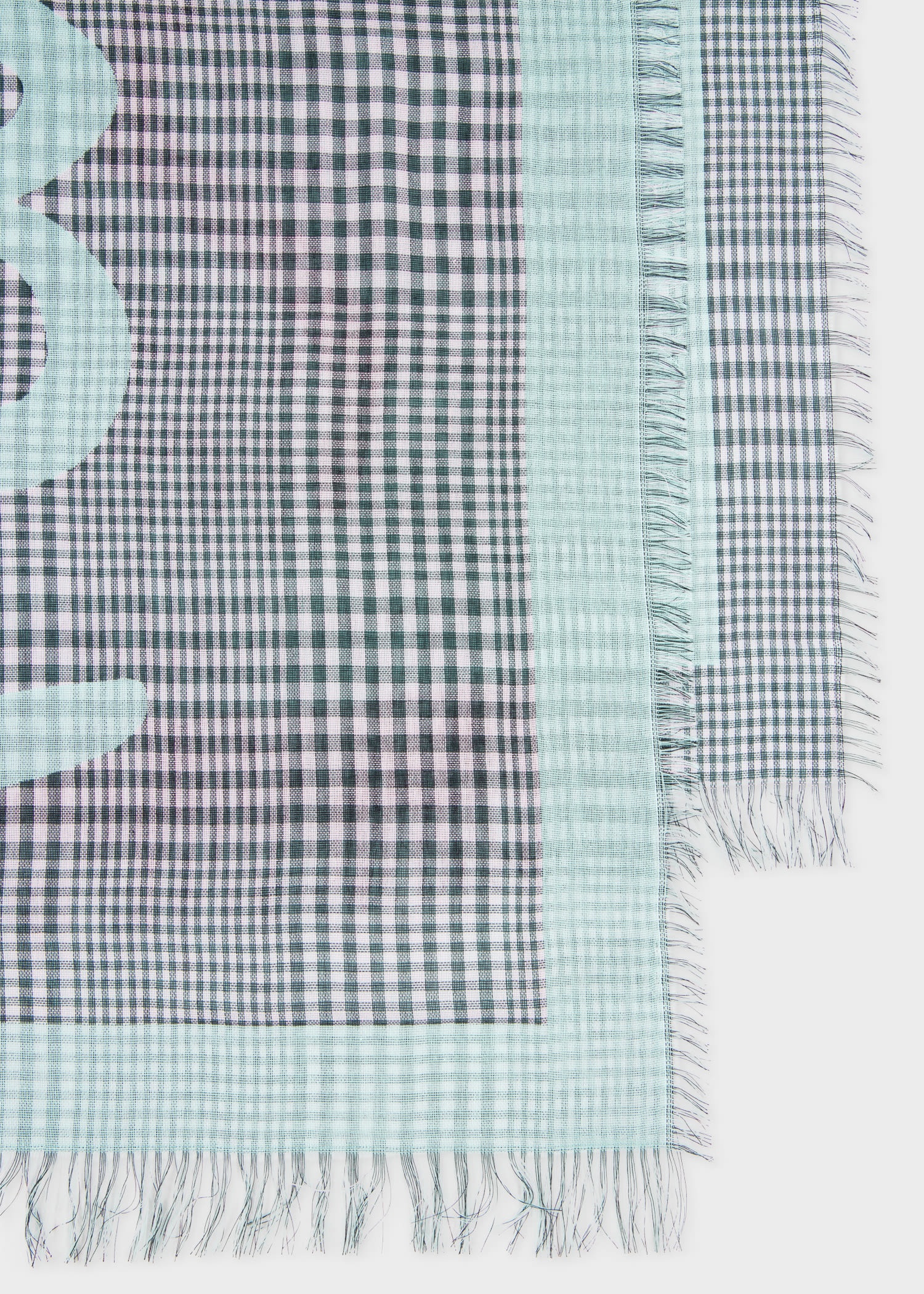 Check Signature Logo Scarf - 2