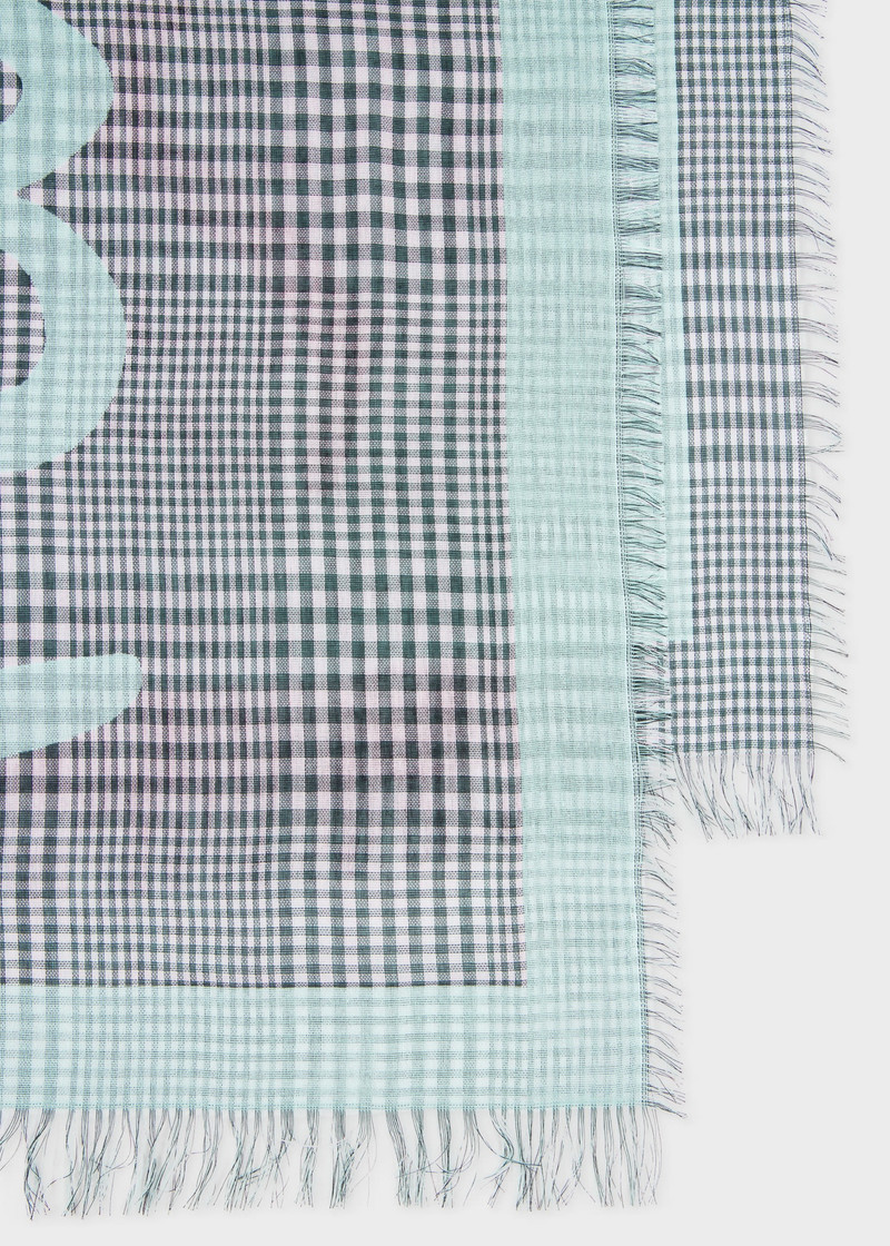 Paul Smith Check Signature Logo Scarf outlook