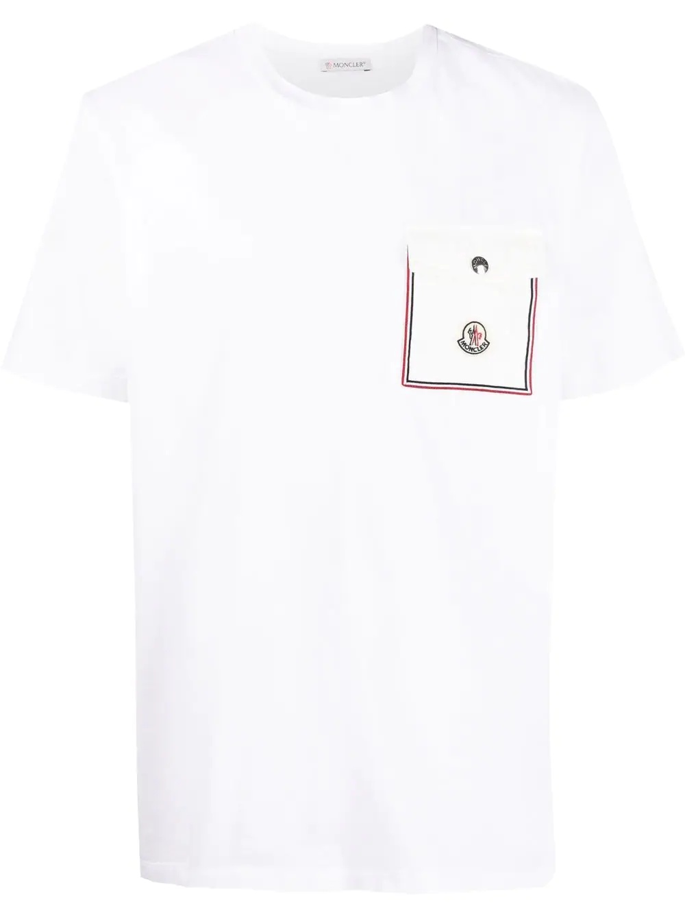 logo patch pocket T-shirt - 1