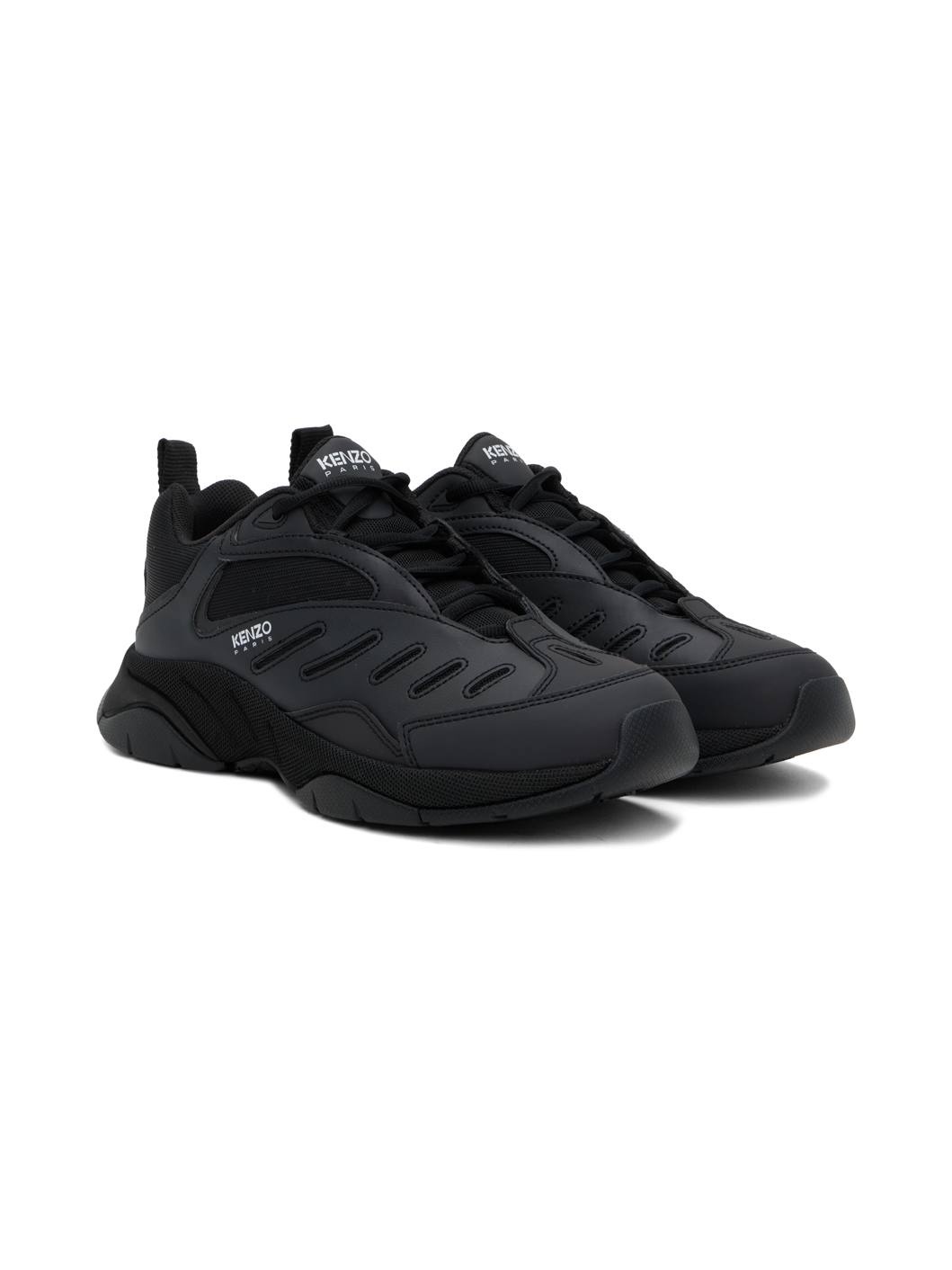 Black Kenzo Paris 'Kenzo X' Sneakers - 4