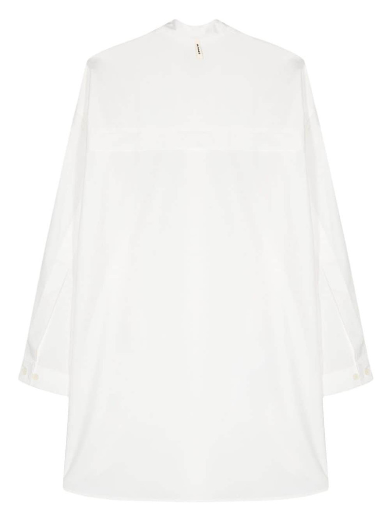 SUNNEI logo-tag poplin shirt outlook