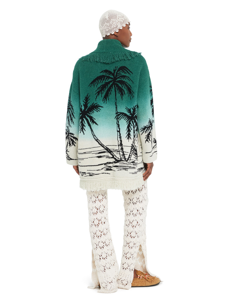 Alanui Wave Bloom Cardigan outlook