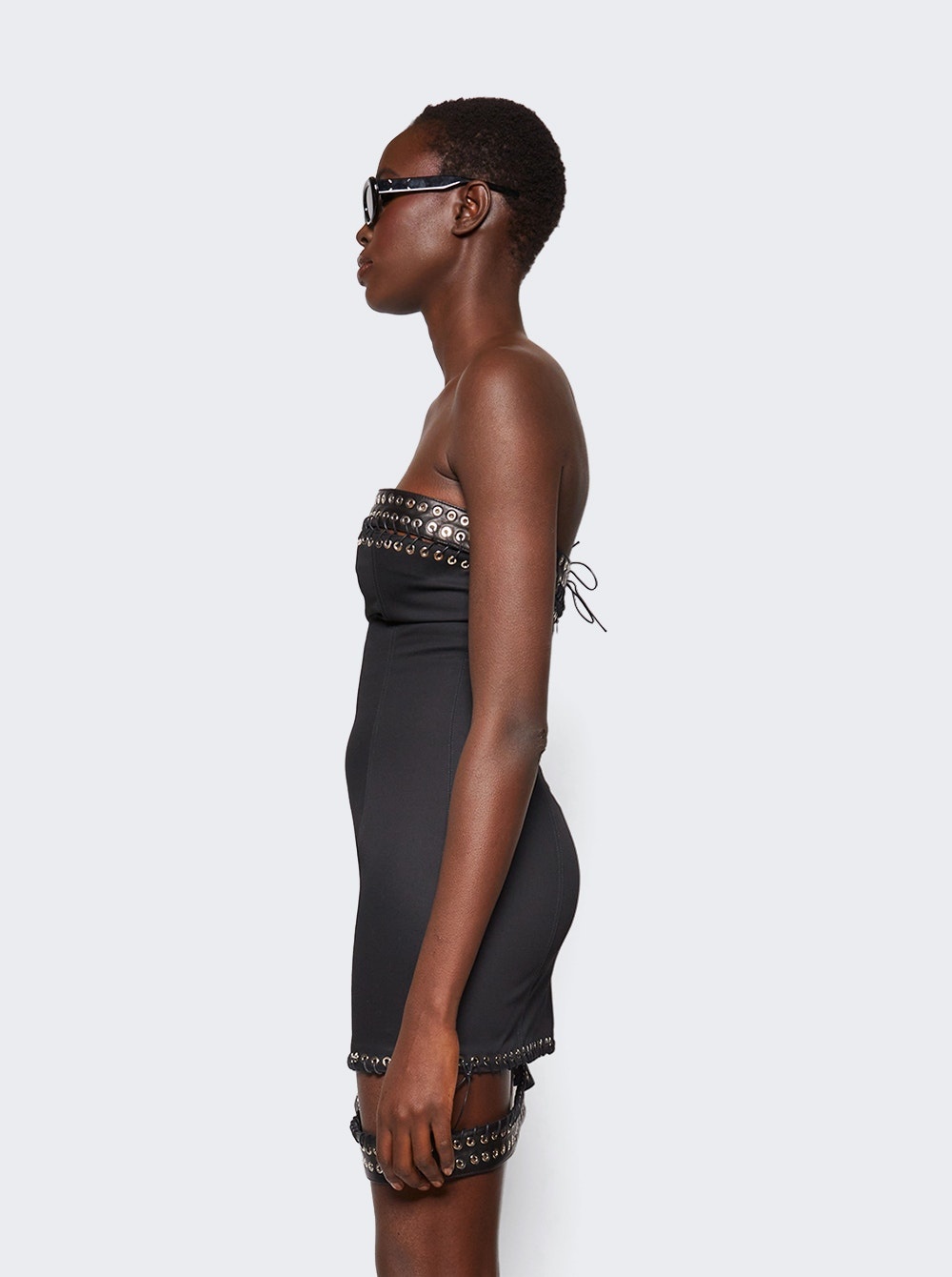Lucinda Bustier Dress Black - 4