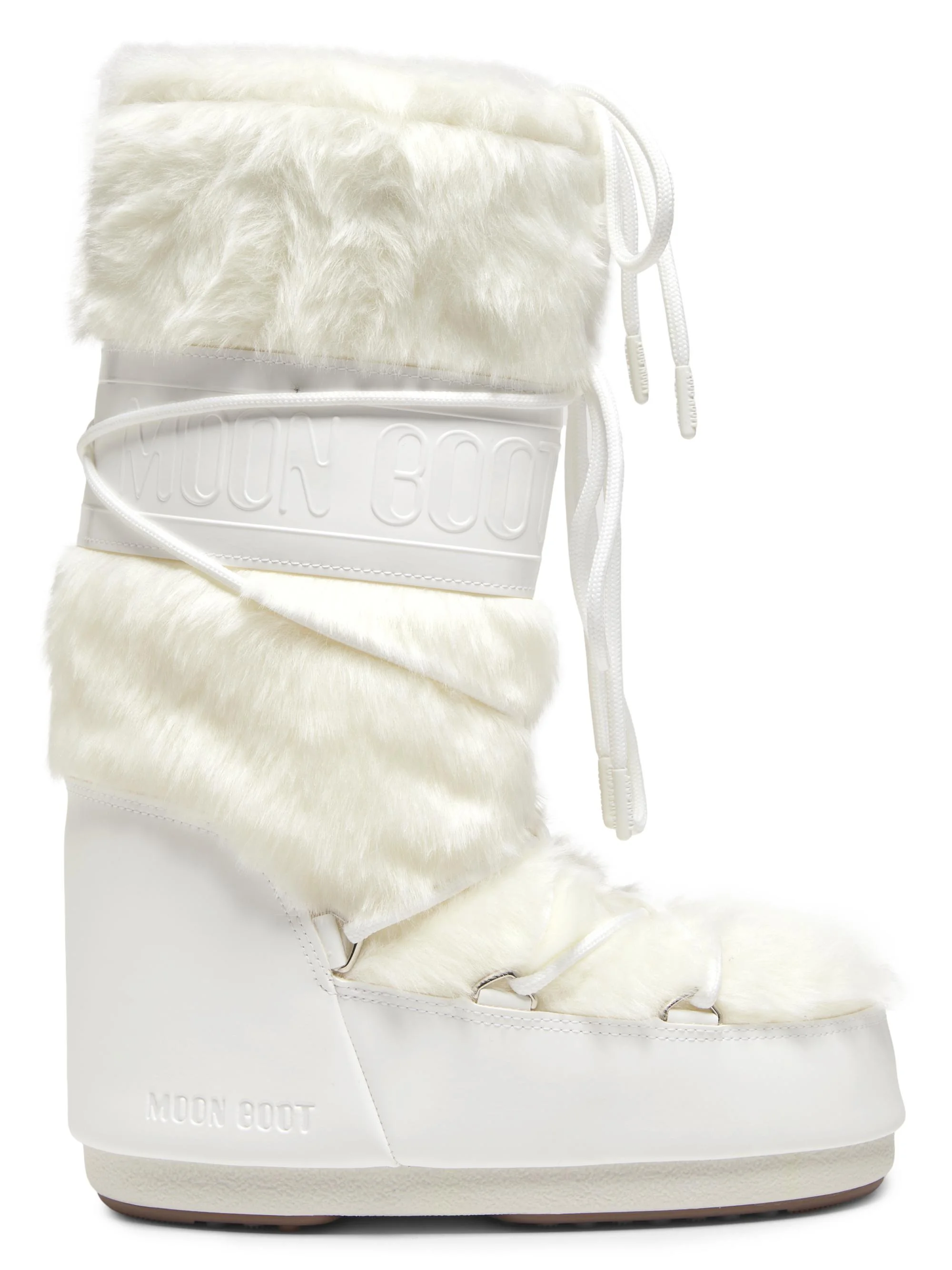 Women's Icon Faux-Fur Boots - Optical White - 1