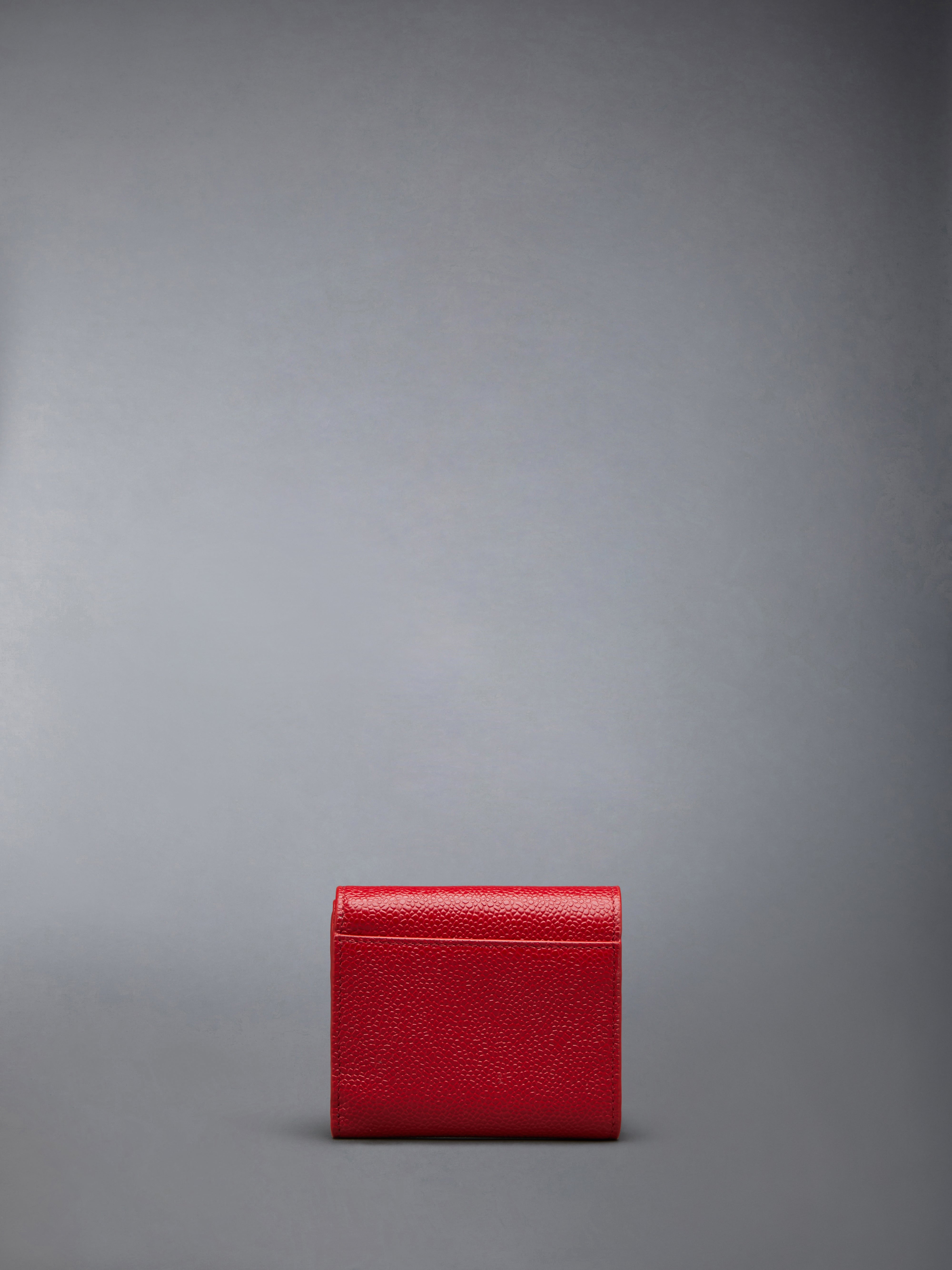 PEBBLE GRAIN COIN COMPARTMENT SMALL PURSE - 2