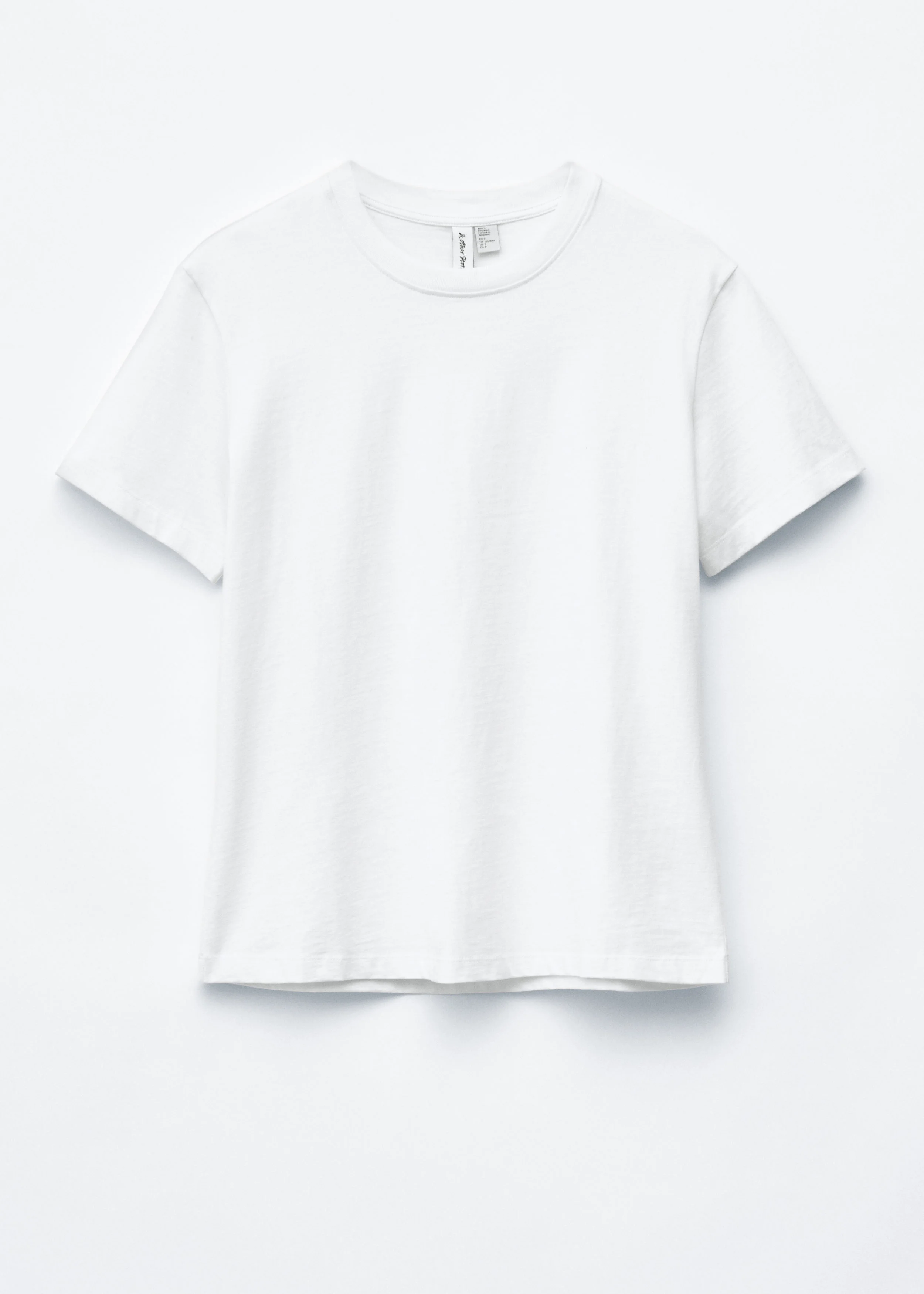 Cotton Crew-Neck T-Shirt - 1