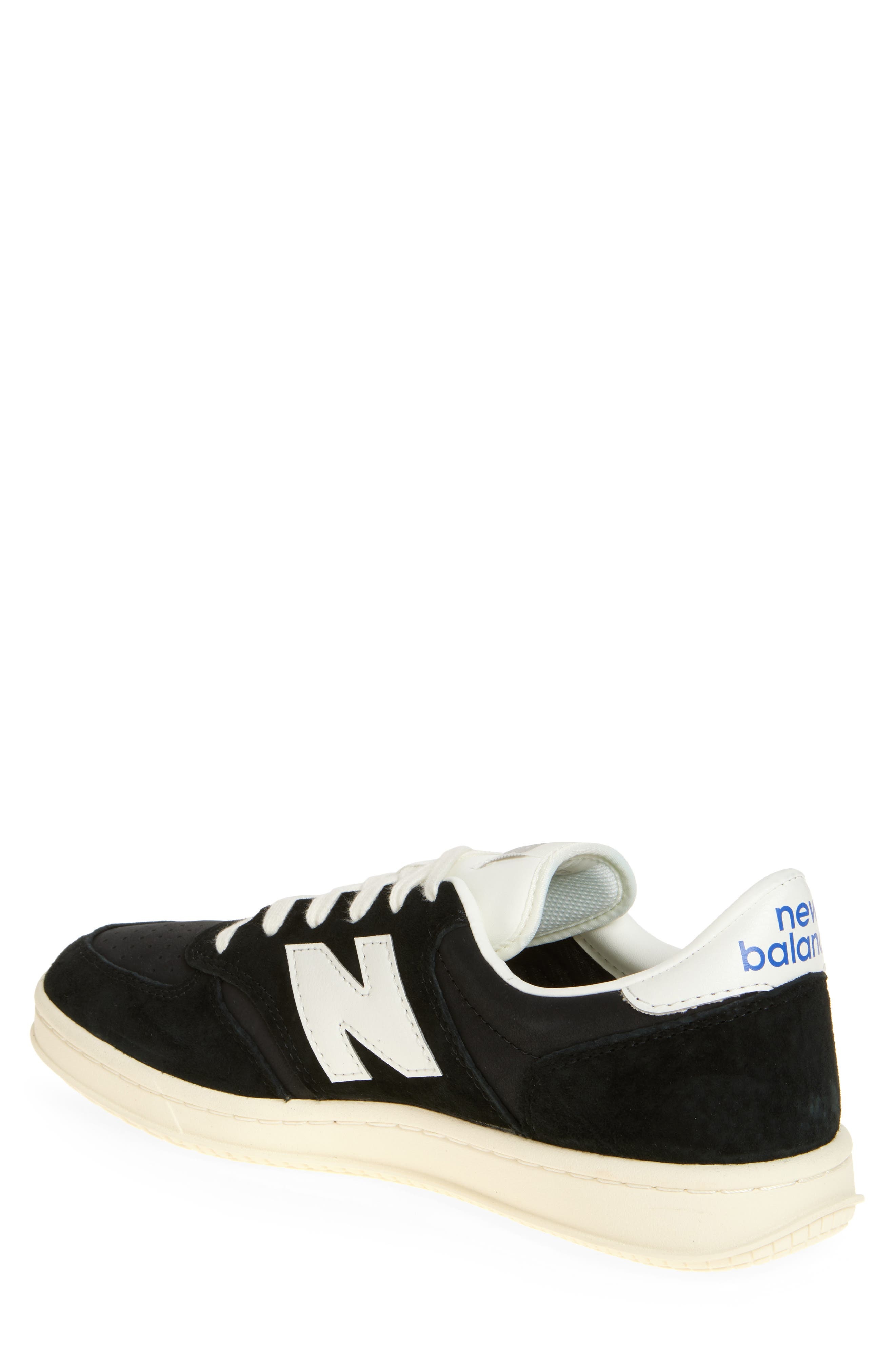 New Balance T500 Tennis Sneaker in Black/Sea Salt at Nordstrom - 2