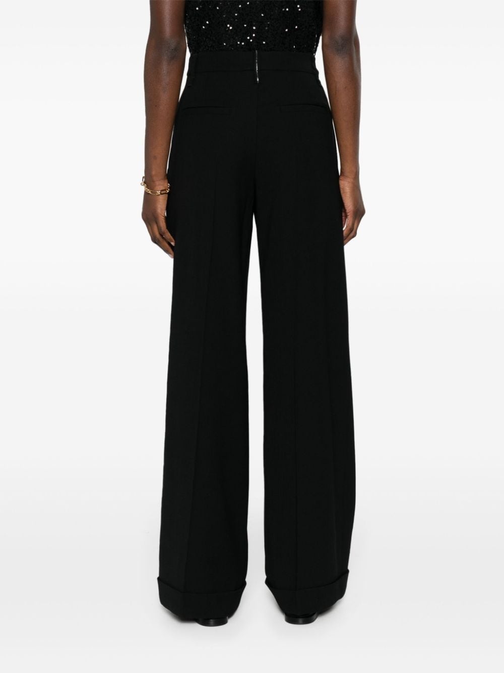 straight-leg tailored trousers - 4