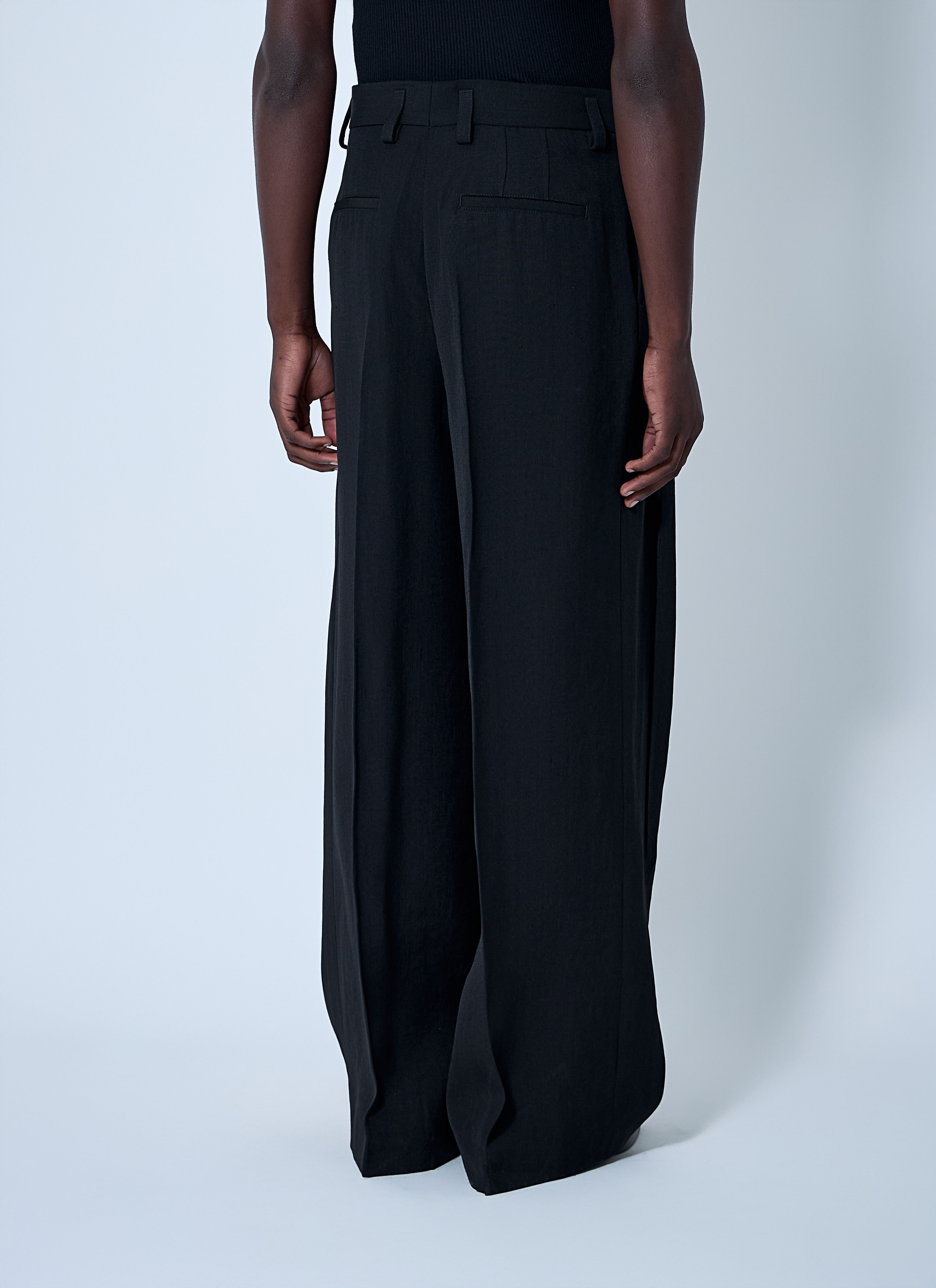 Tailored Wool Pants - 4