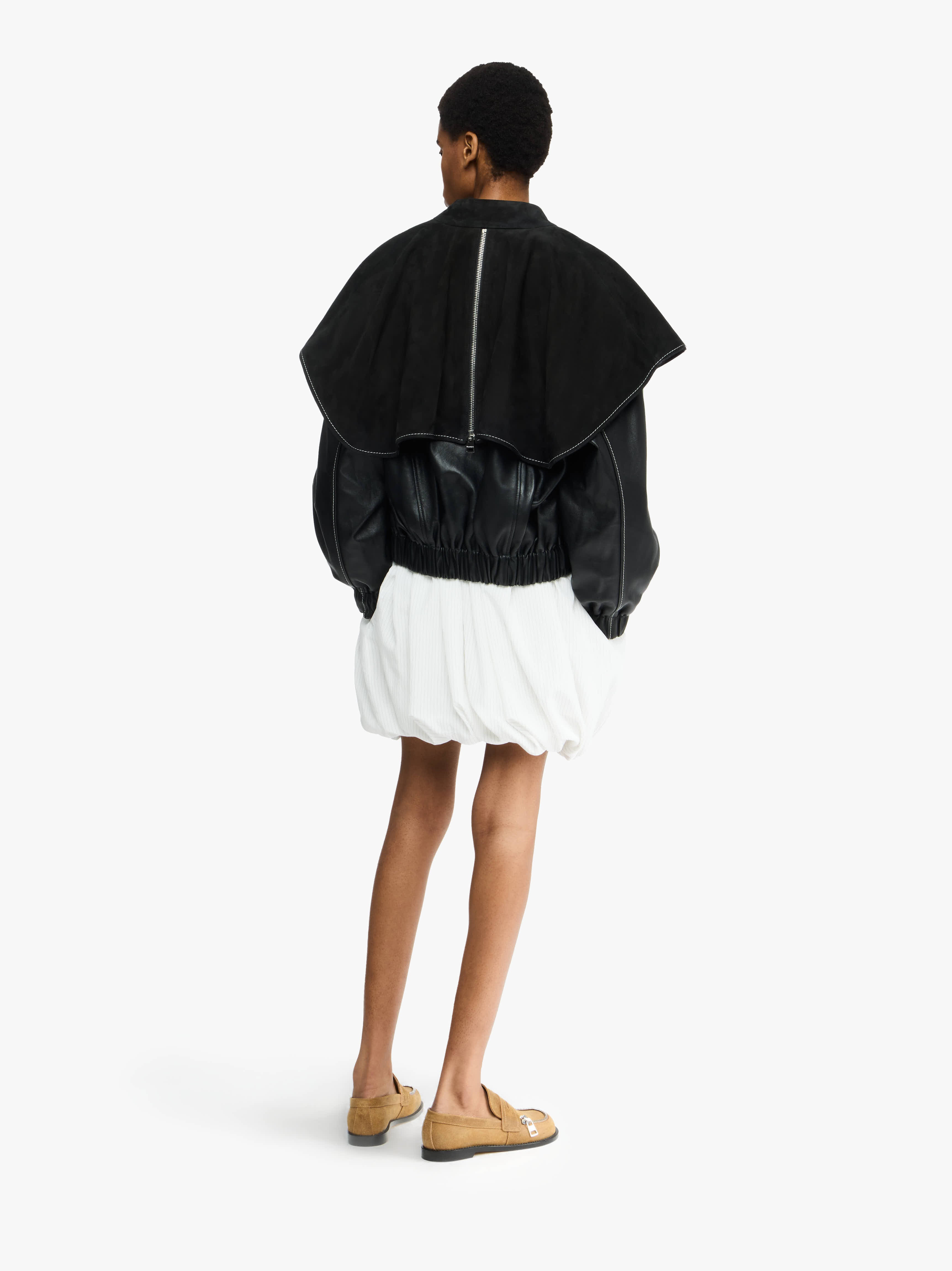 OVERSIZED COLLAR BOMBER JACKET - 3