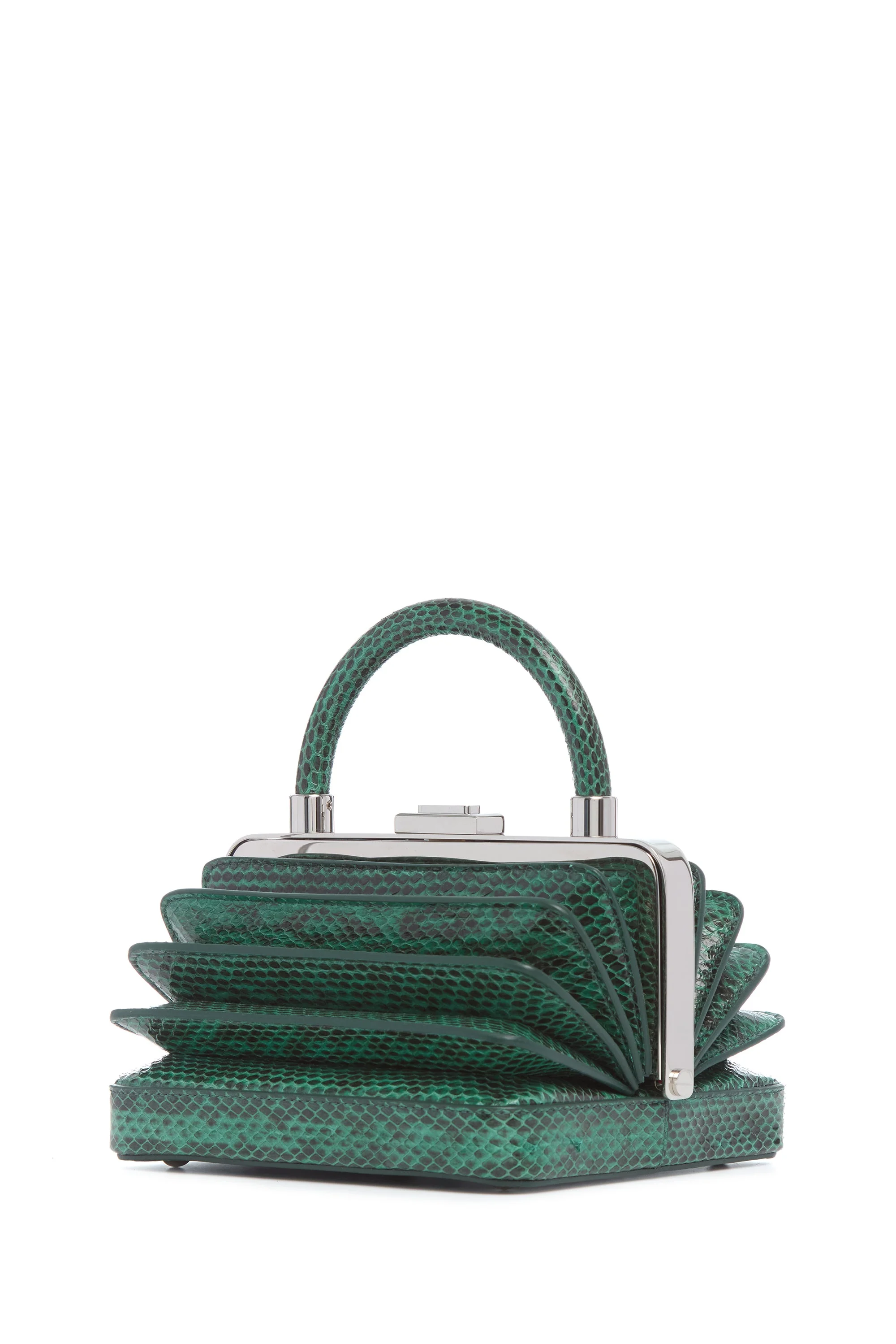 Diana Bag in Green Snakeskin - 1