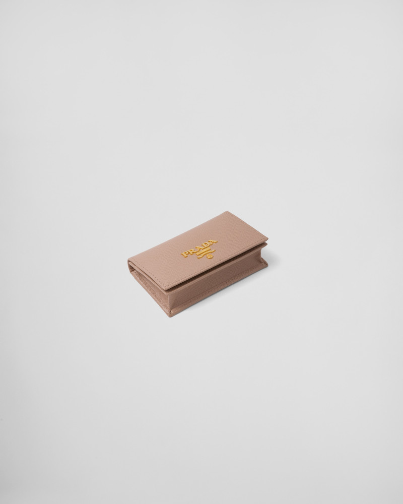 Prada Saffiano Leather Card Holder outlook