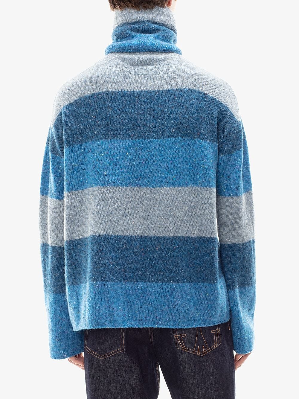 crew neck striped jumper - 4