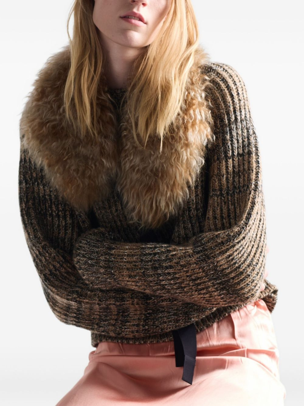 ribbed-knit sweater - 4