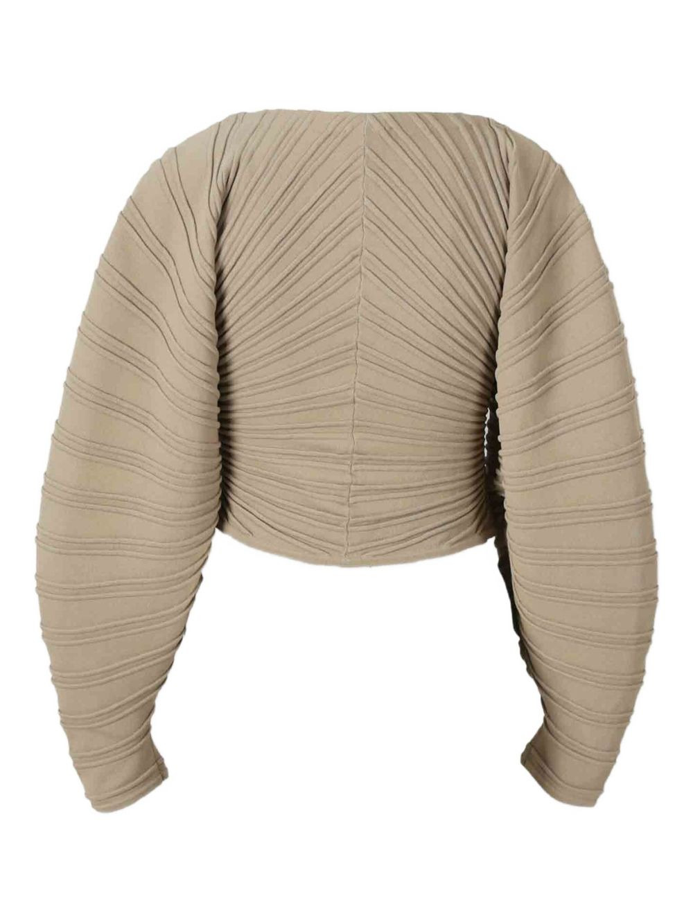 ribbed button-up cardigan - 2