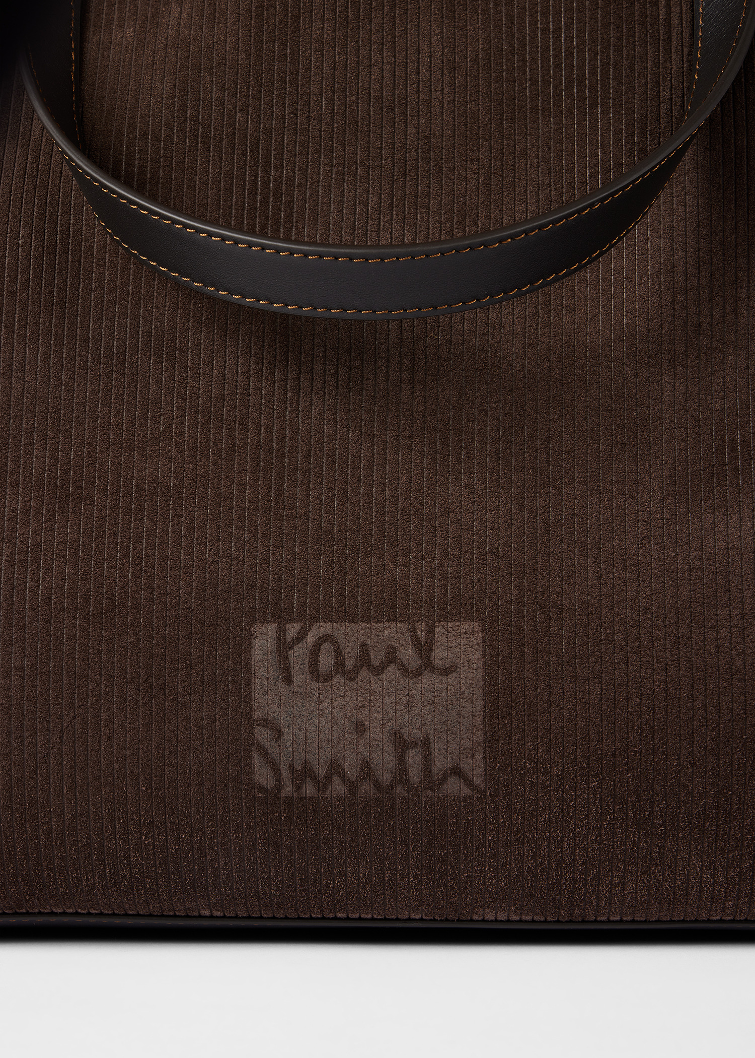 Brown Suede Duffle Holdall - 8