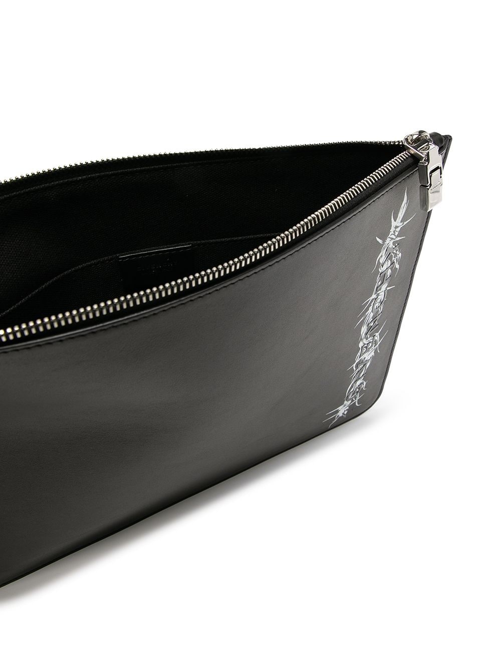 logo-print leather wallet - 5