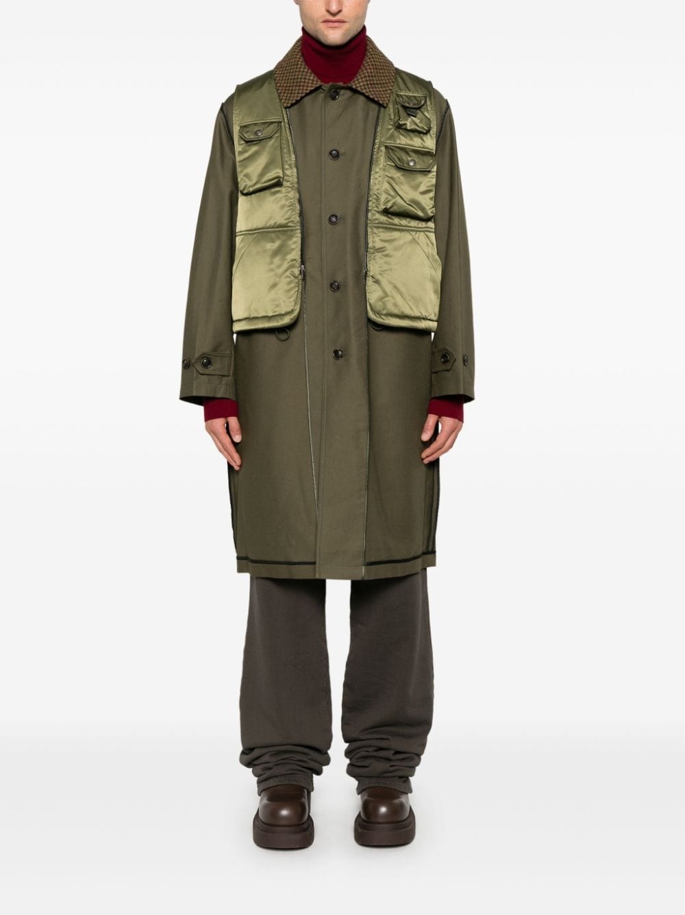 layered inside-out coat - 3