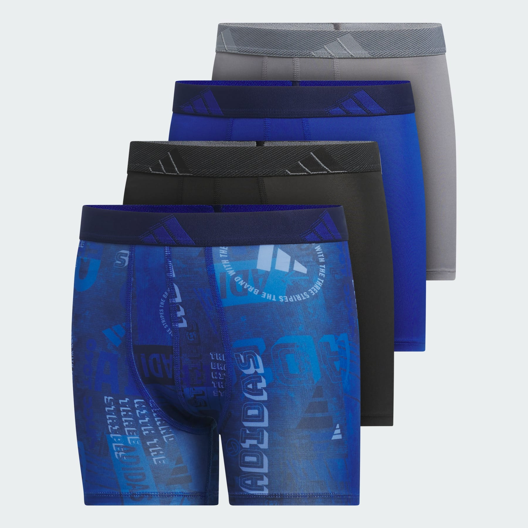 Youth Microfiber Graphic 4-Pack Boxer Briefs - 1