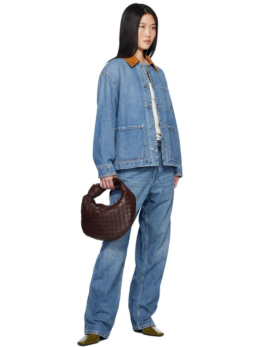Blue Vintage Denim Jacket - 5