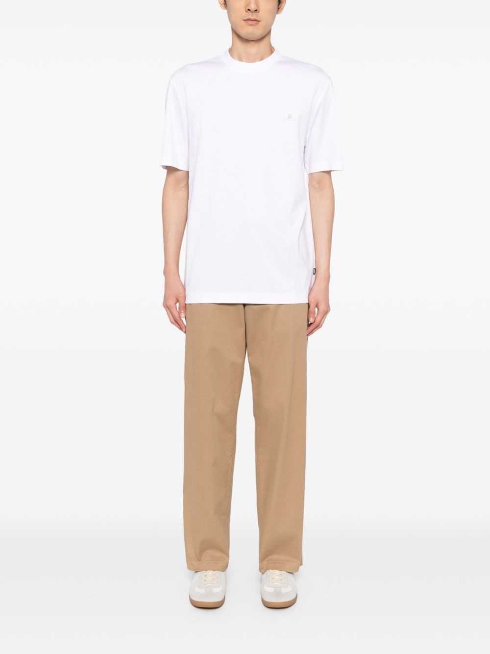 logo-plaque cotton T-shirt - 2