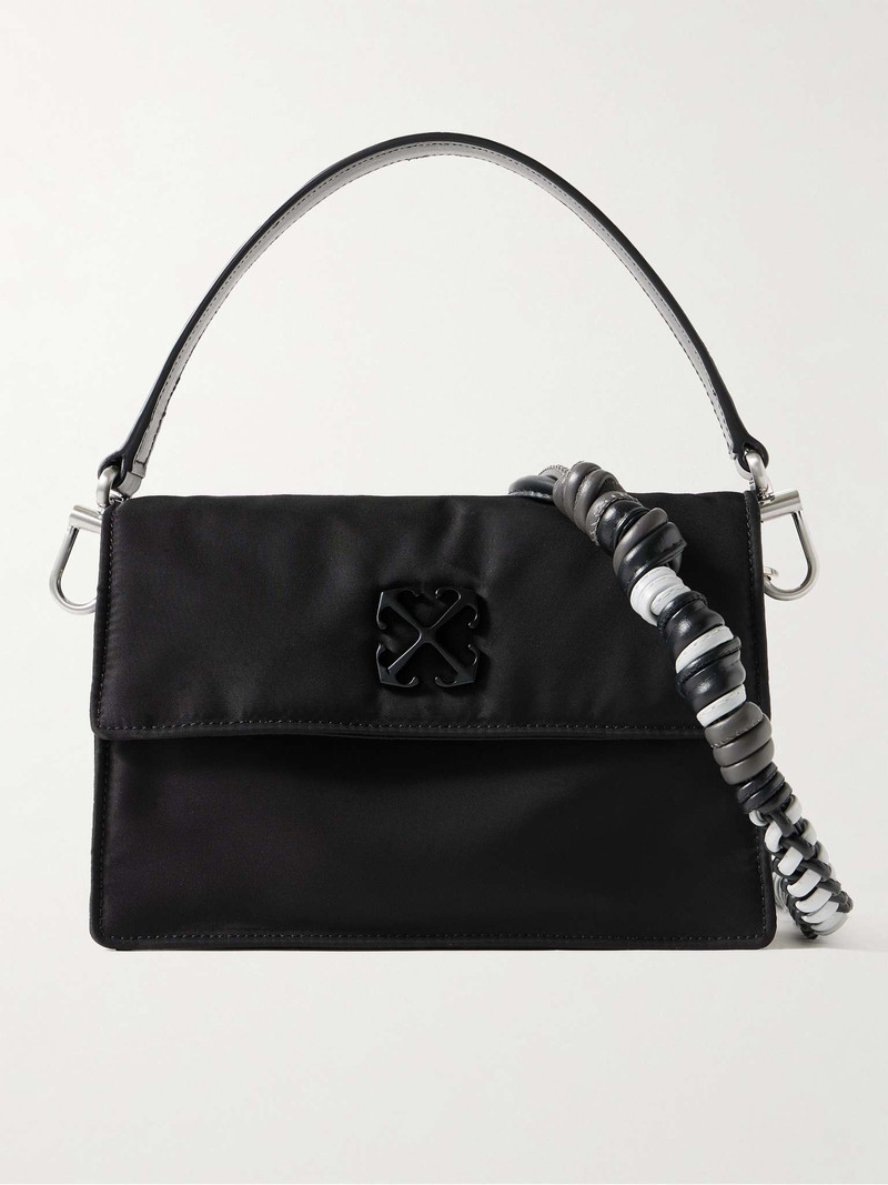 Soft Jitney 1.4 Leather-Trimmed Shell Messenger Bag 1