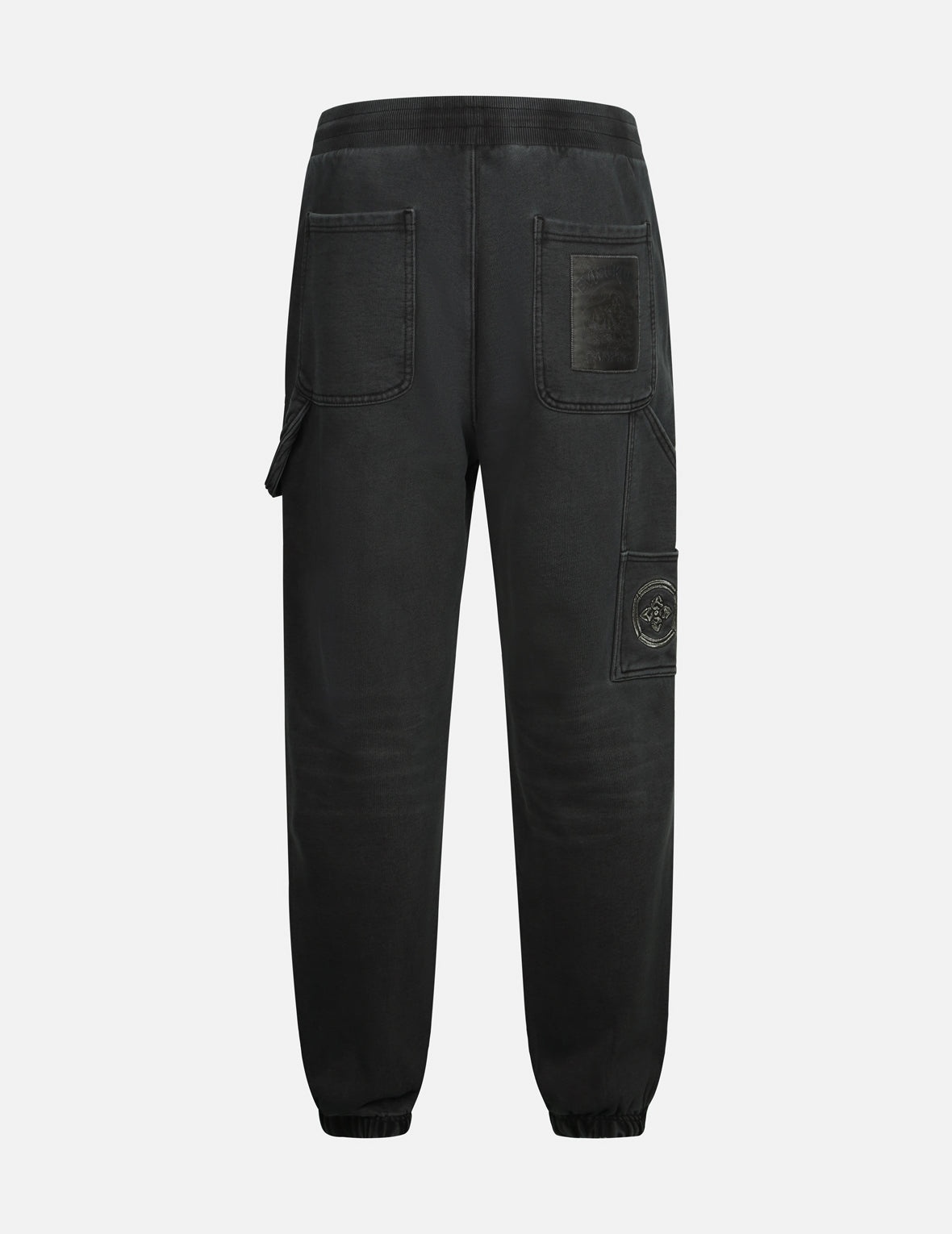 Pigment Dyed Logo and Kamon Embroidery Relax Fit Sweatpants - 6