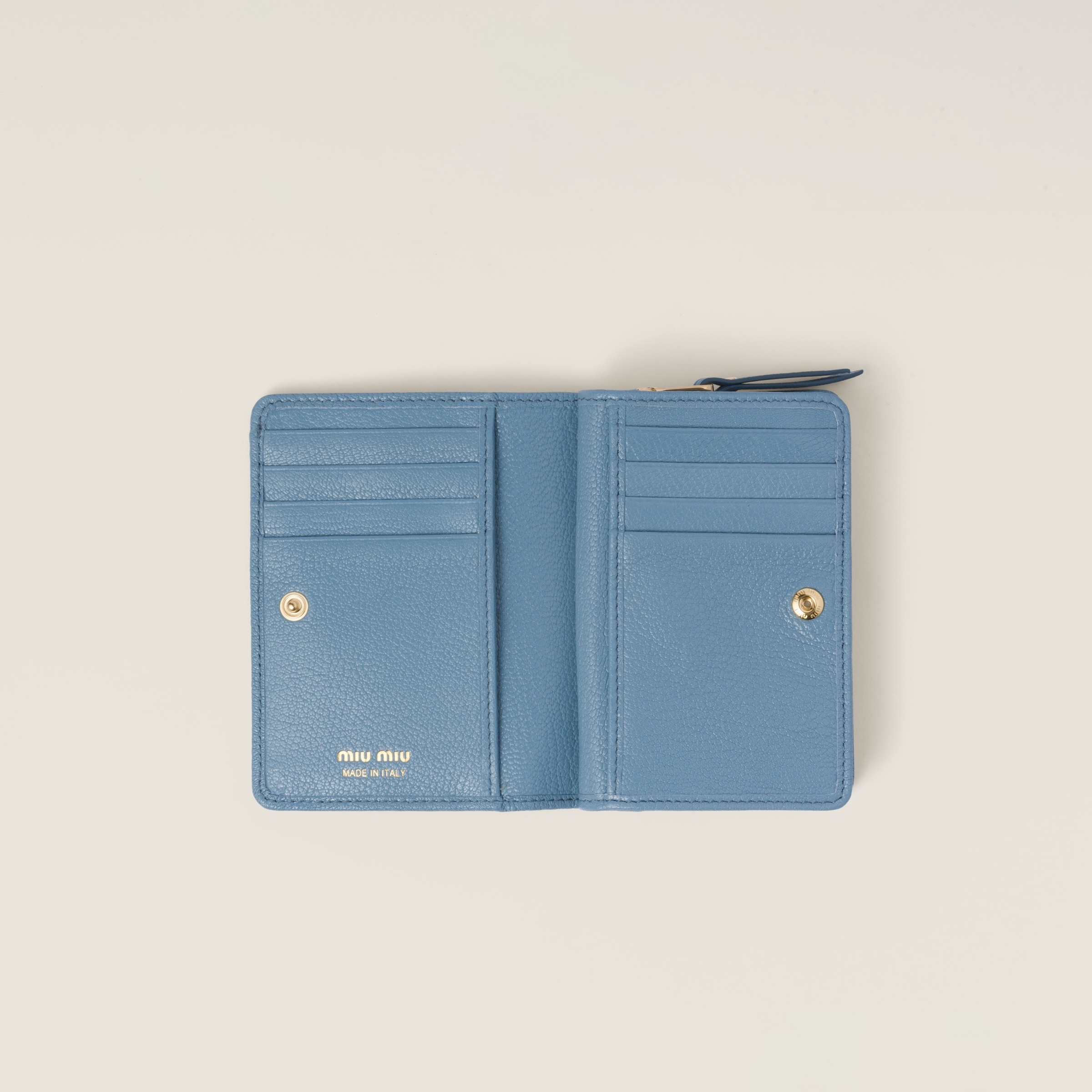 Small Madras leather wallet - 1