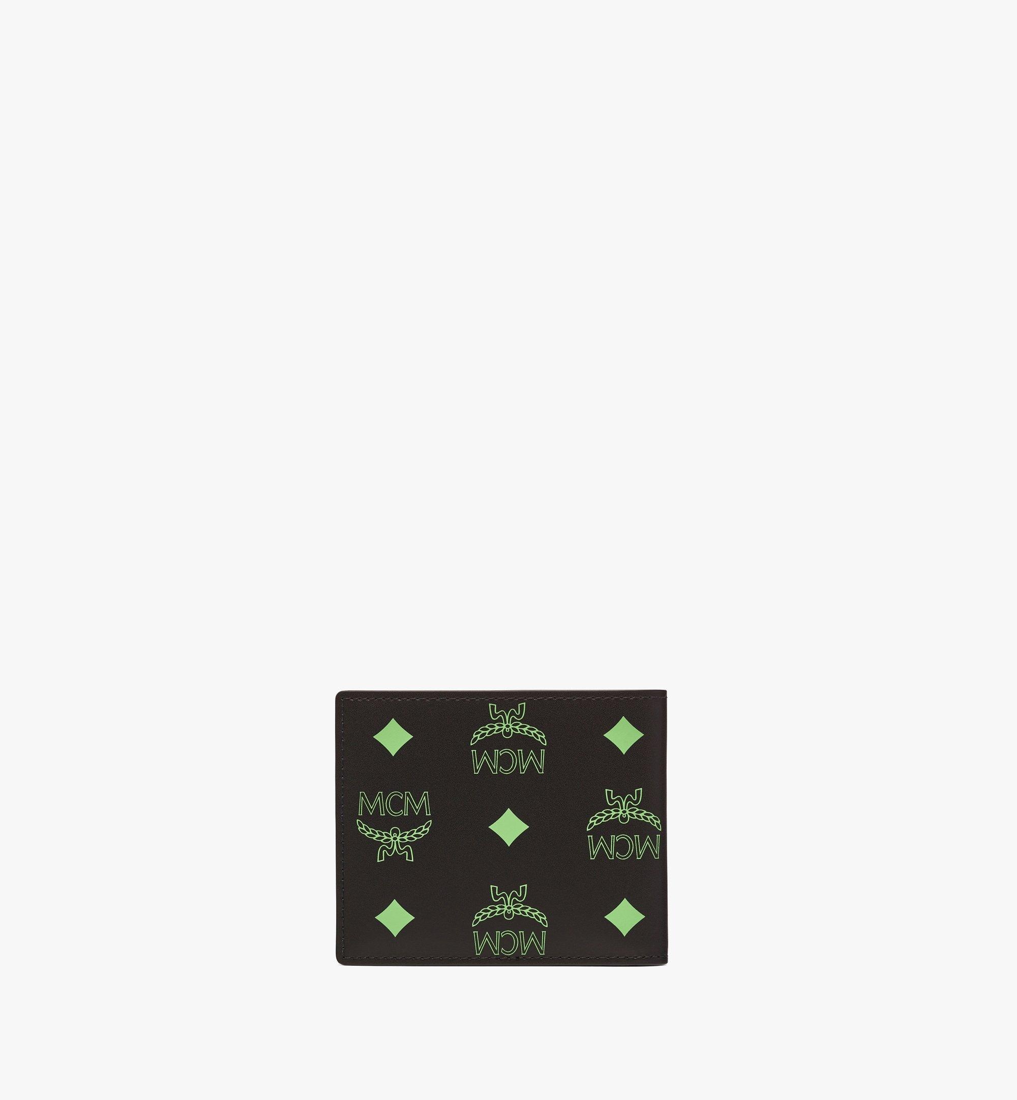 Bifold Wallet in Color Splash Logo Leather - 4