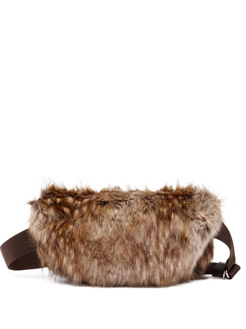 faux-fur belt bag 1