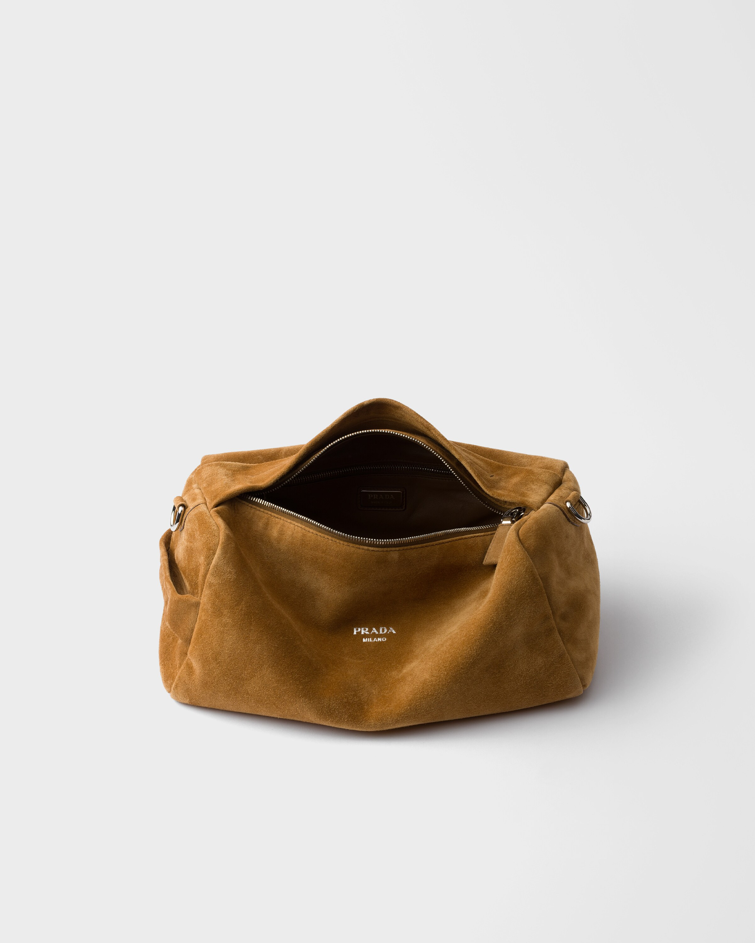 Suede shoulder bag - 4