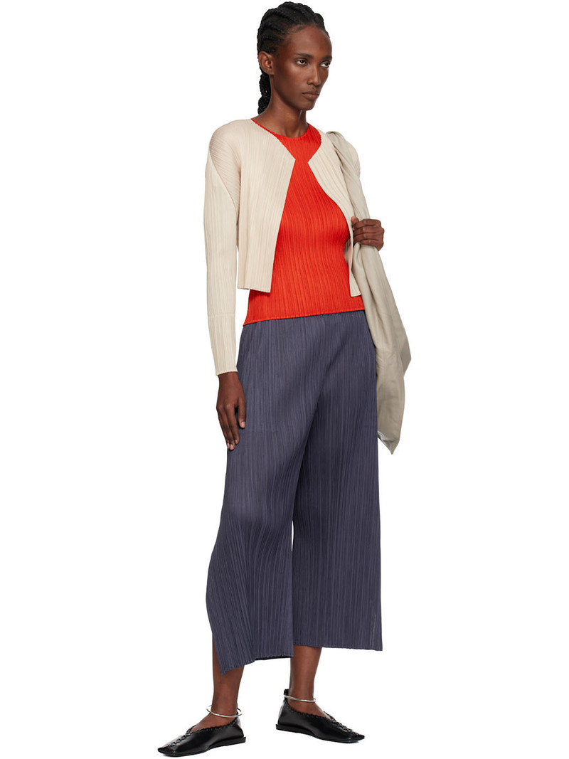 Pleats Please Issey Miyake Red Monthly Colors July T-shirt outlook