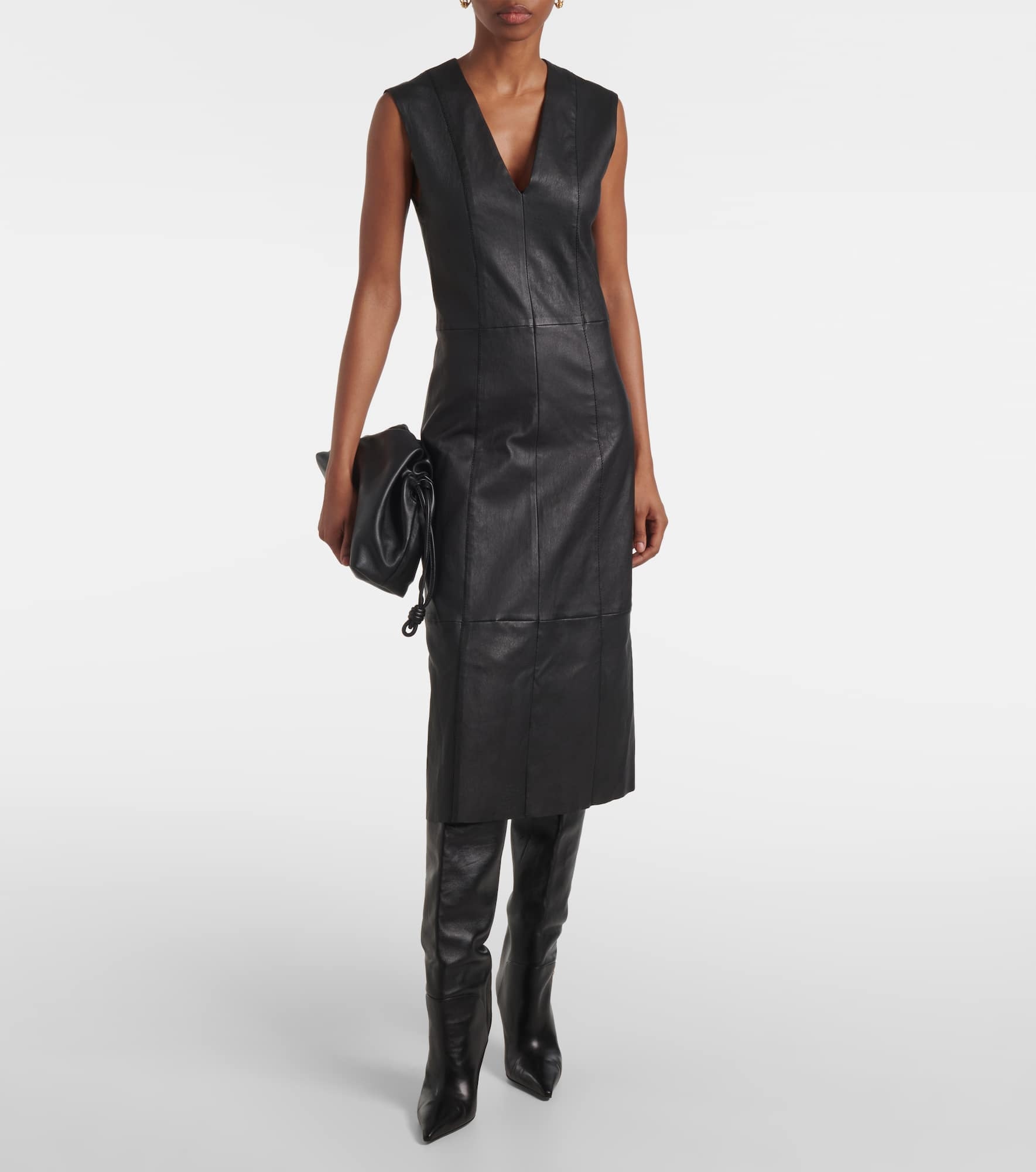 Kosma leather midi dress - 2