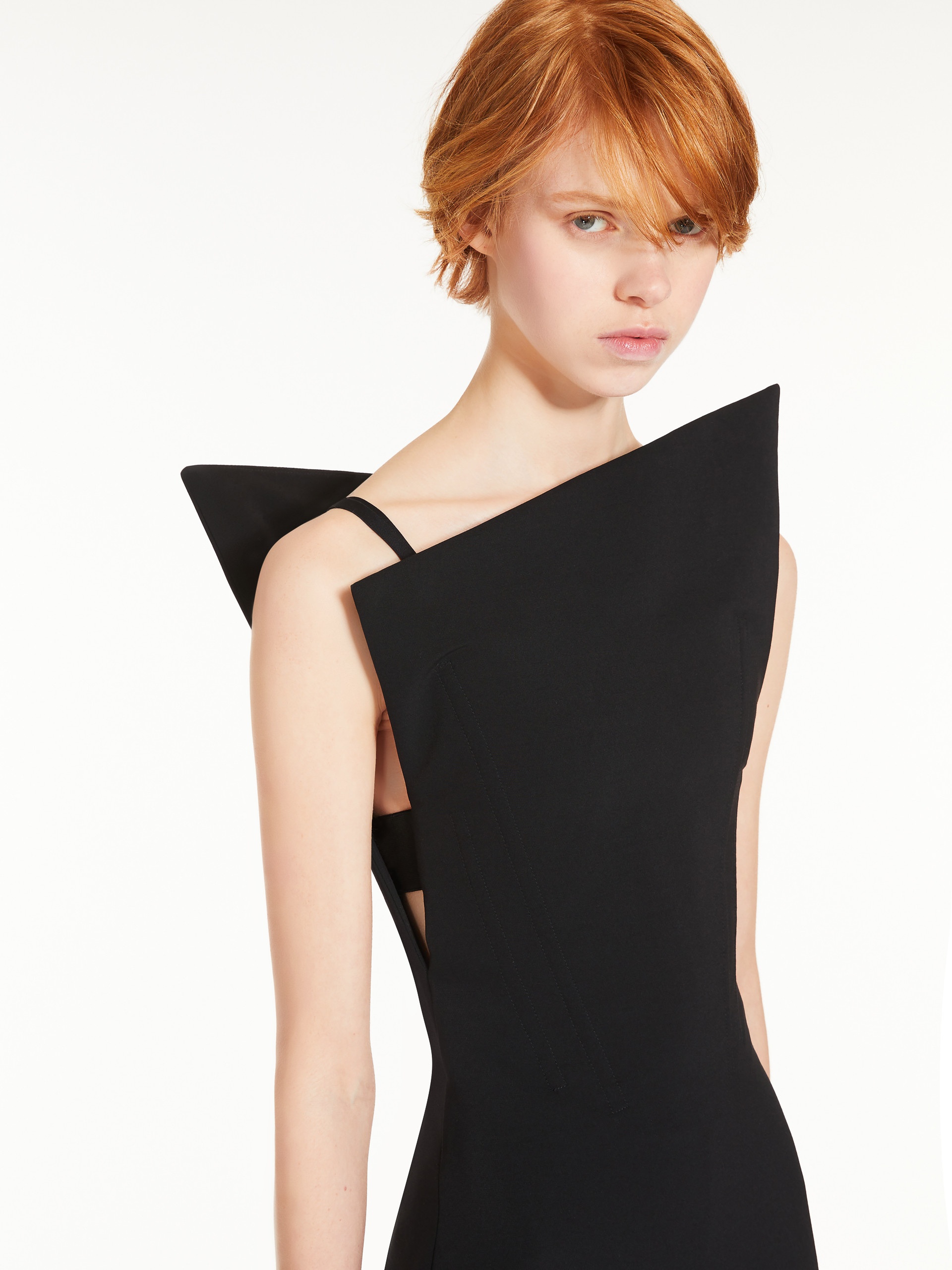 Sportmax ANGOLO1234 Asymmetrical dress | REVERSIBLE