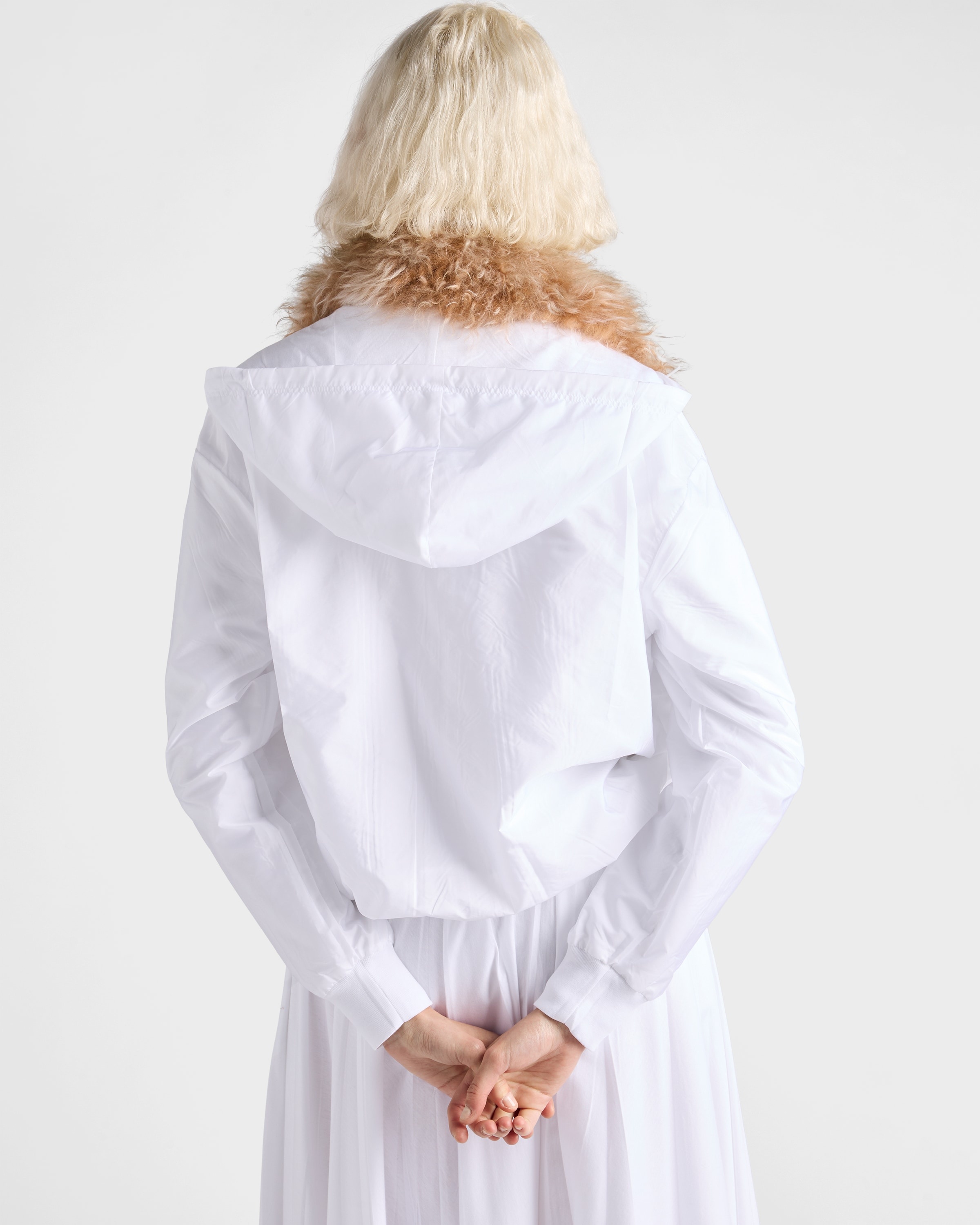 Reversible jersey hoodie - 4