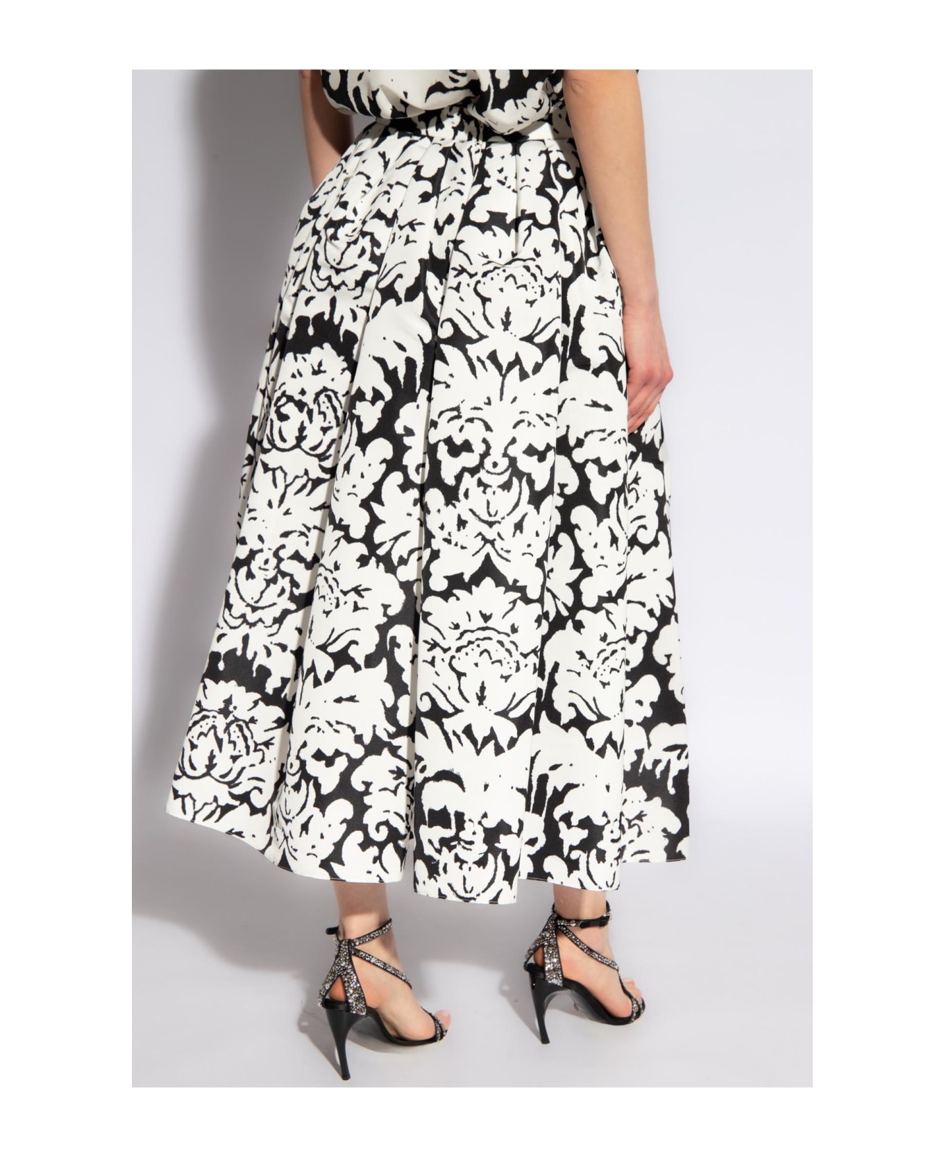 Pleated Flared Skirt - 2