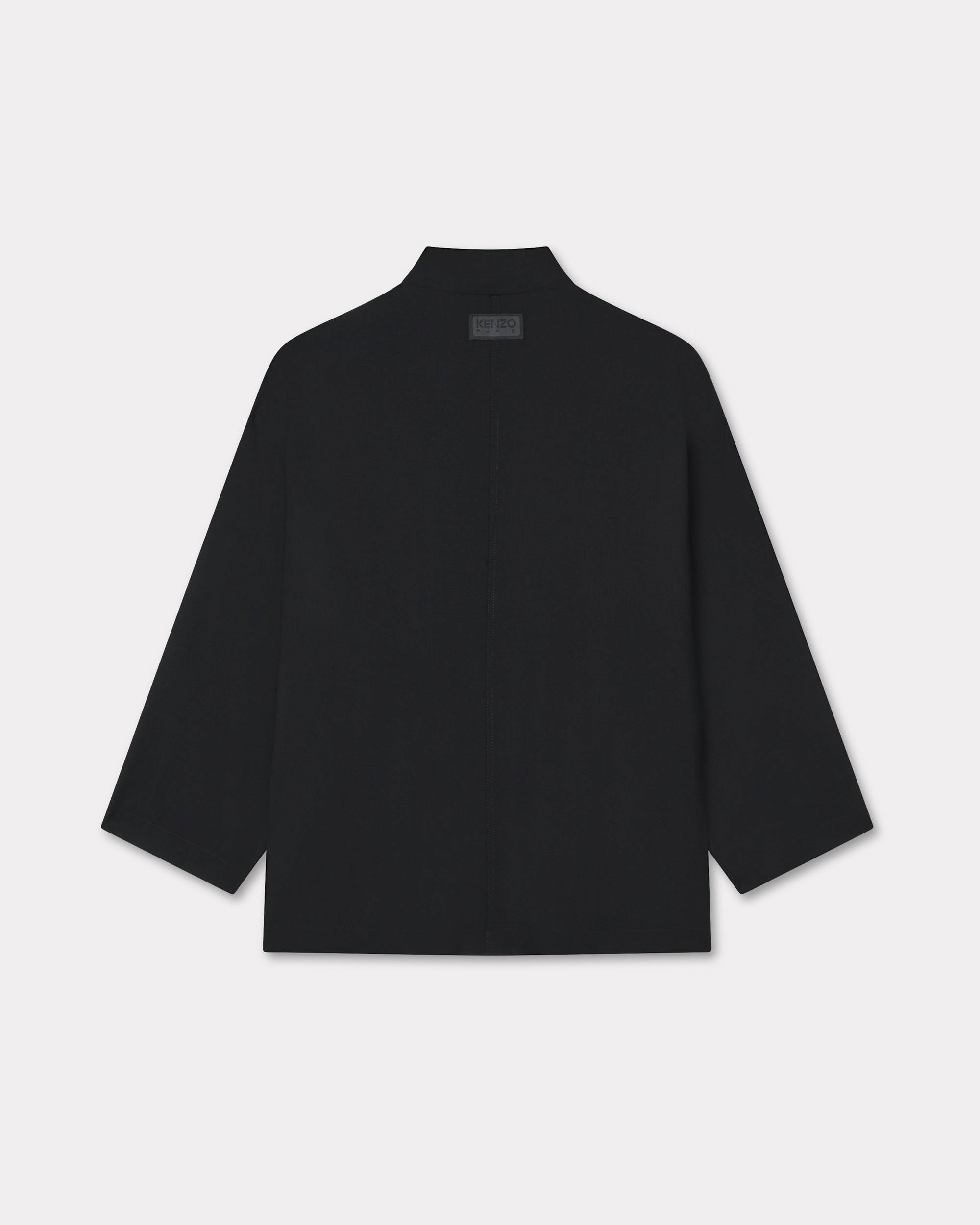 Kimono jacket in virgin wool - 2
