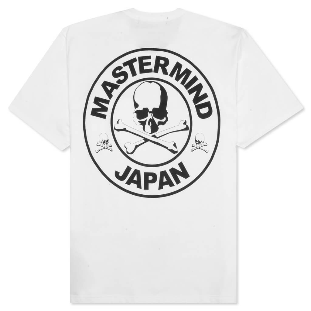 MASTERMIND JAPAN CIRCLE LOGO T-SHIRT - WHITE - 2