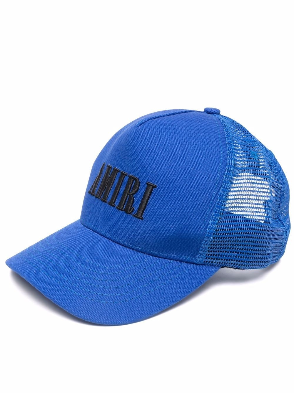 embroidered-logo mesh-panel cap - 1