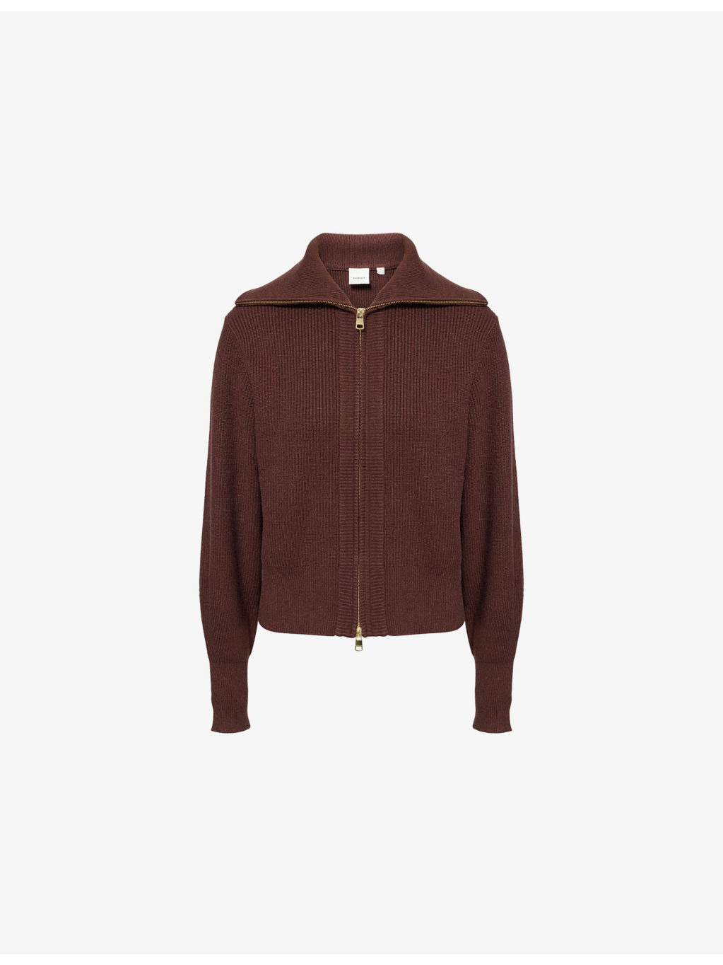 Enrico High-Neck Knitted Jacket - 1