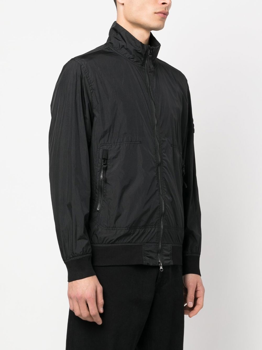 high-neck lightweight jacket - 3