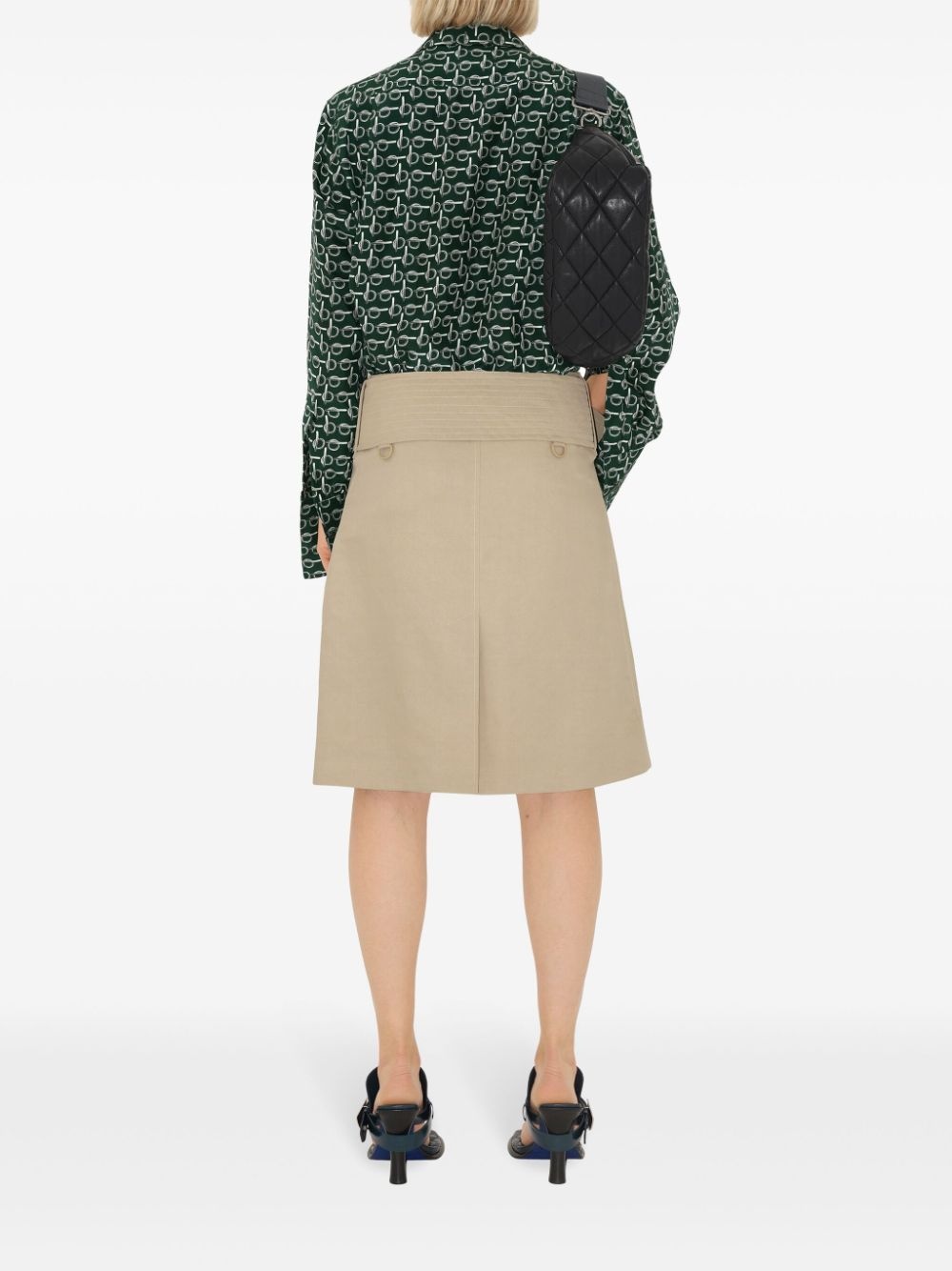 wrap canvas skirt - 4