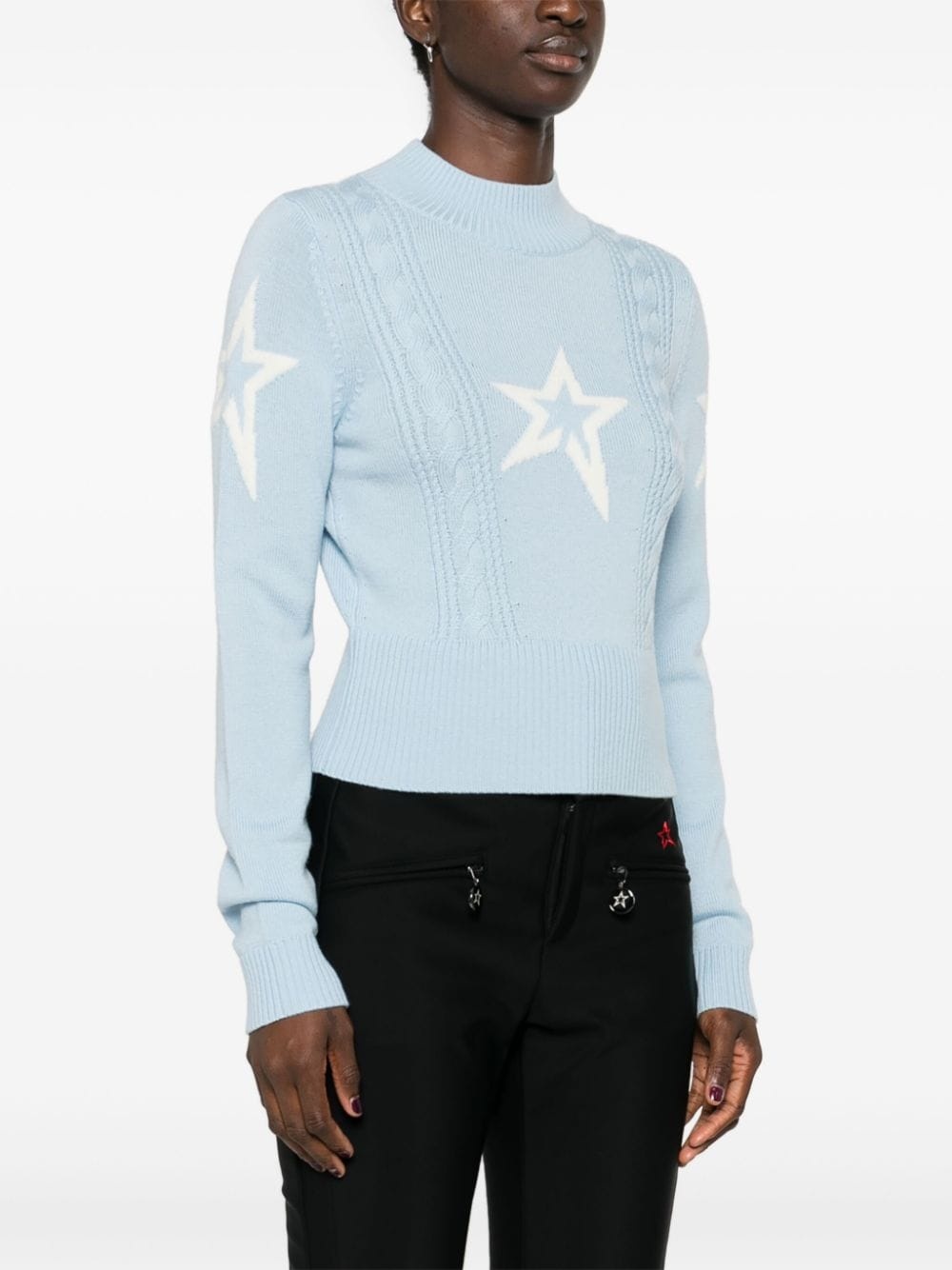 cable-knit star sweater - 3