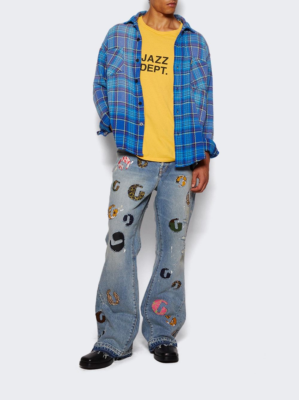 G Time La Flare Jeans Medium Wash Indigo - 5