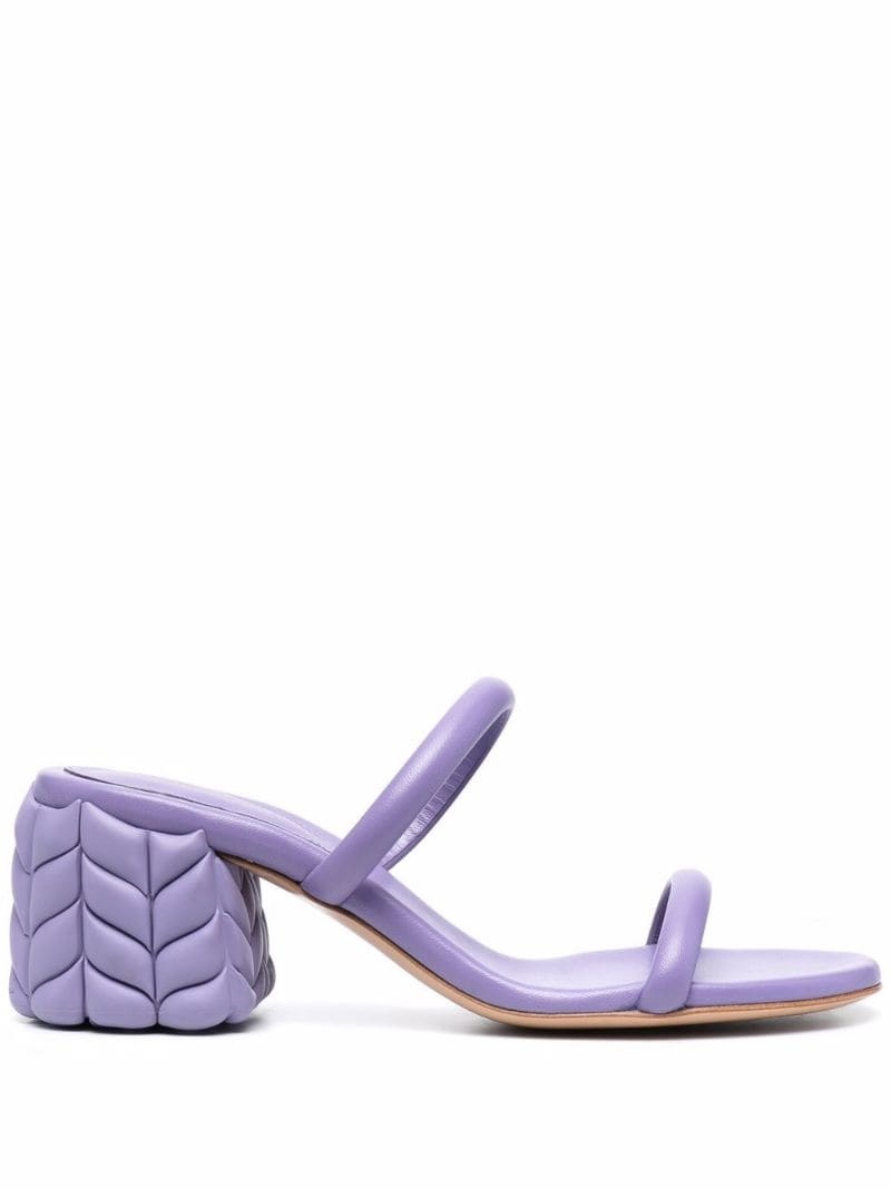 quilted-heel sandals - 1